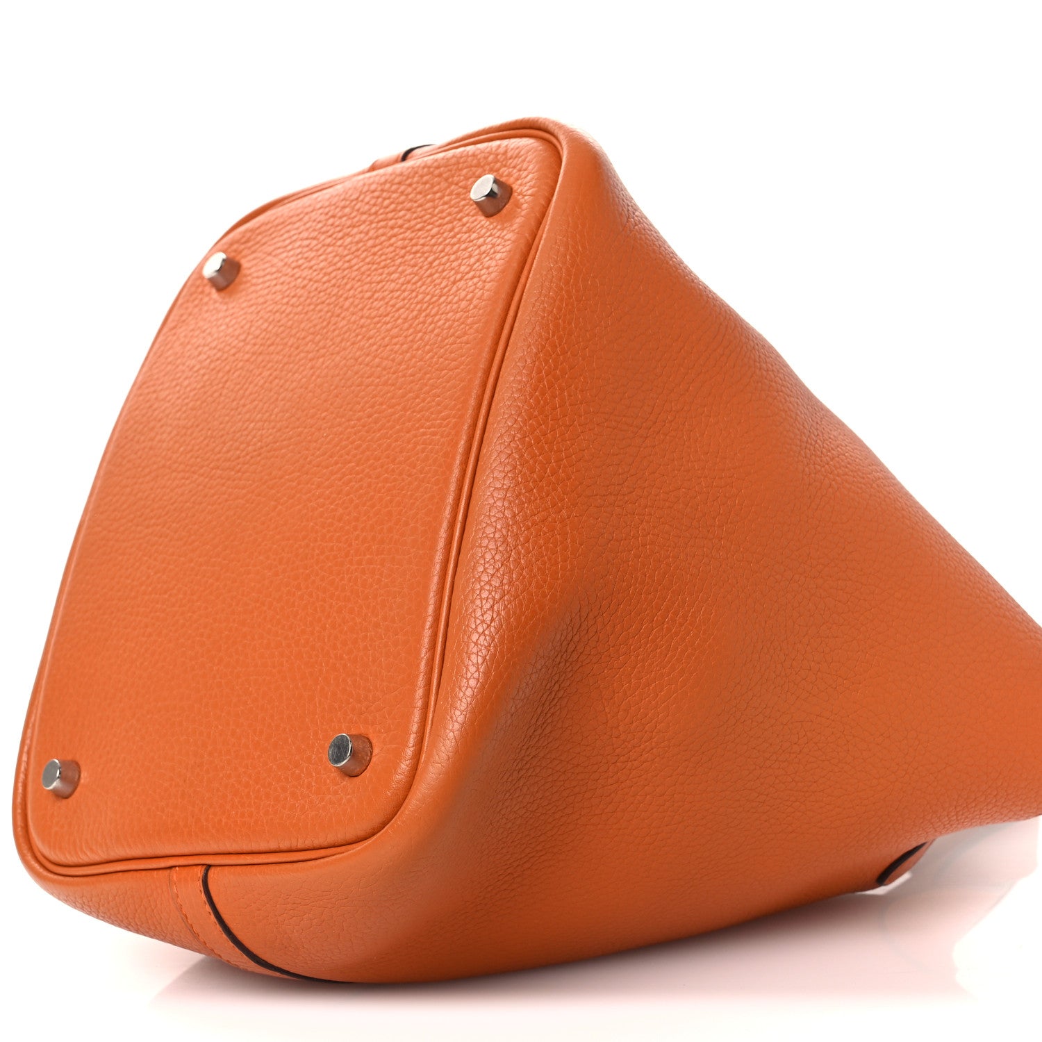 エルメス ピコタン MM 22 Orange トリヨンクレマンス シルバー金具 HERMES PICOTIN MM 22 ORANGE TAURILLON CLEMENCE SILVER HARDWARE