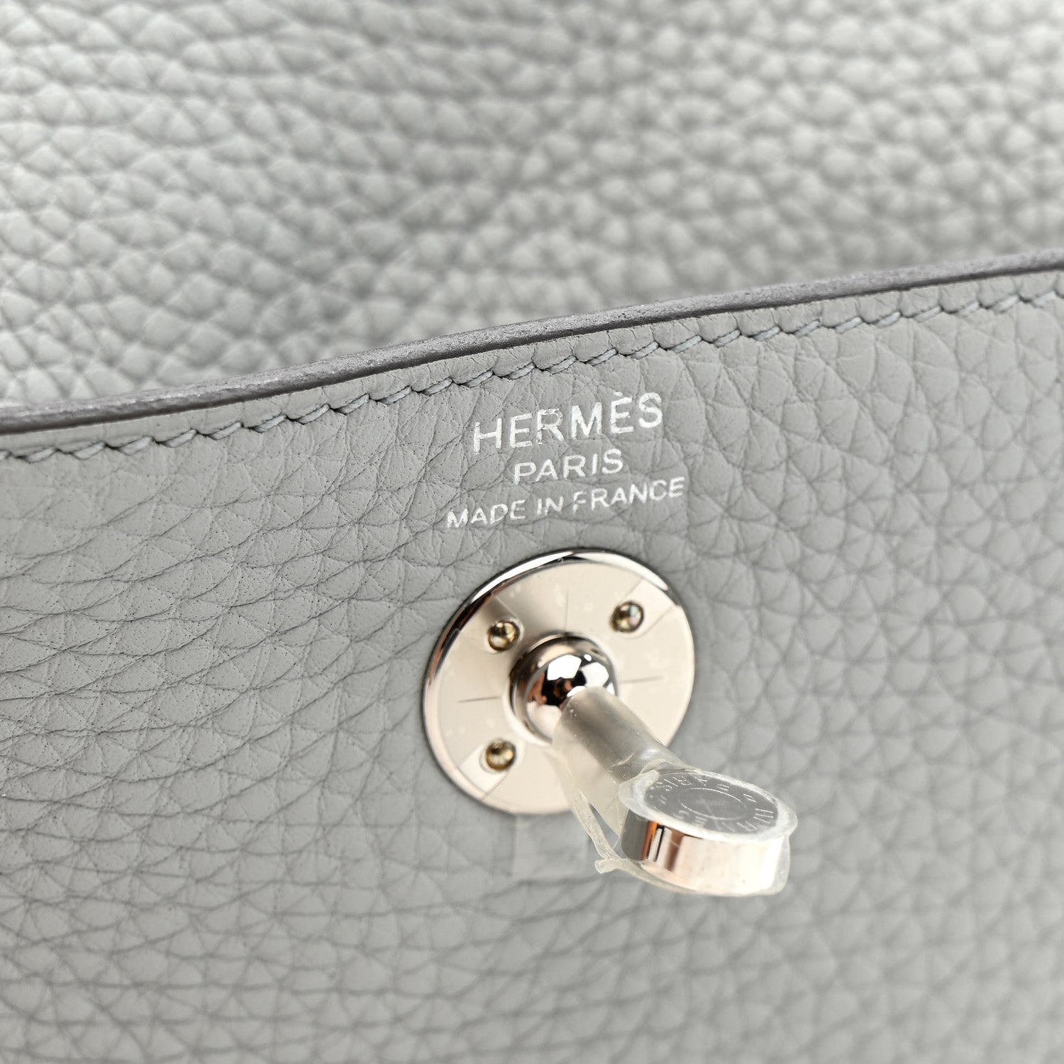 エルメス リンディ 20 Bleu Pale トリヨンクレマンス シルバー金具 HERMES LINDY 20 BLEU PALE TAURILLON CLEMENCE SILVER HARDWARE