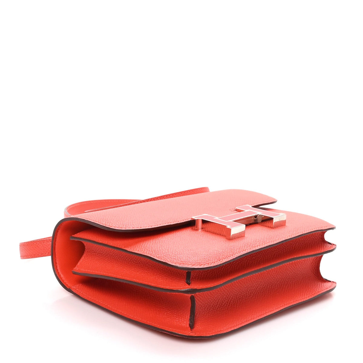 エルメス ミニコンスタンス 18 Capucine Sanguine エプソン エナメル金具 HERMES MINI CONSTANCE 18 CAPUCINE SANGUINE EPSOM