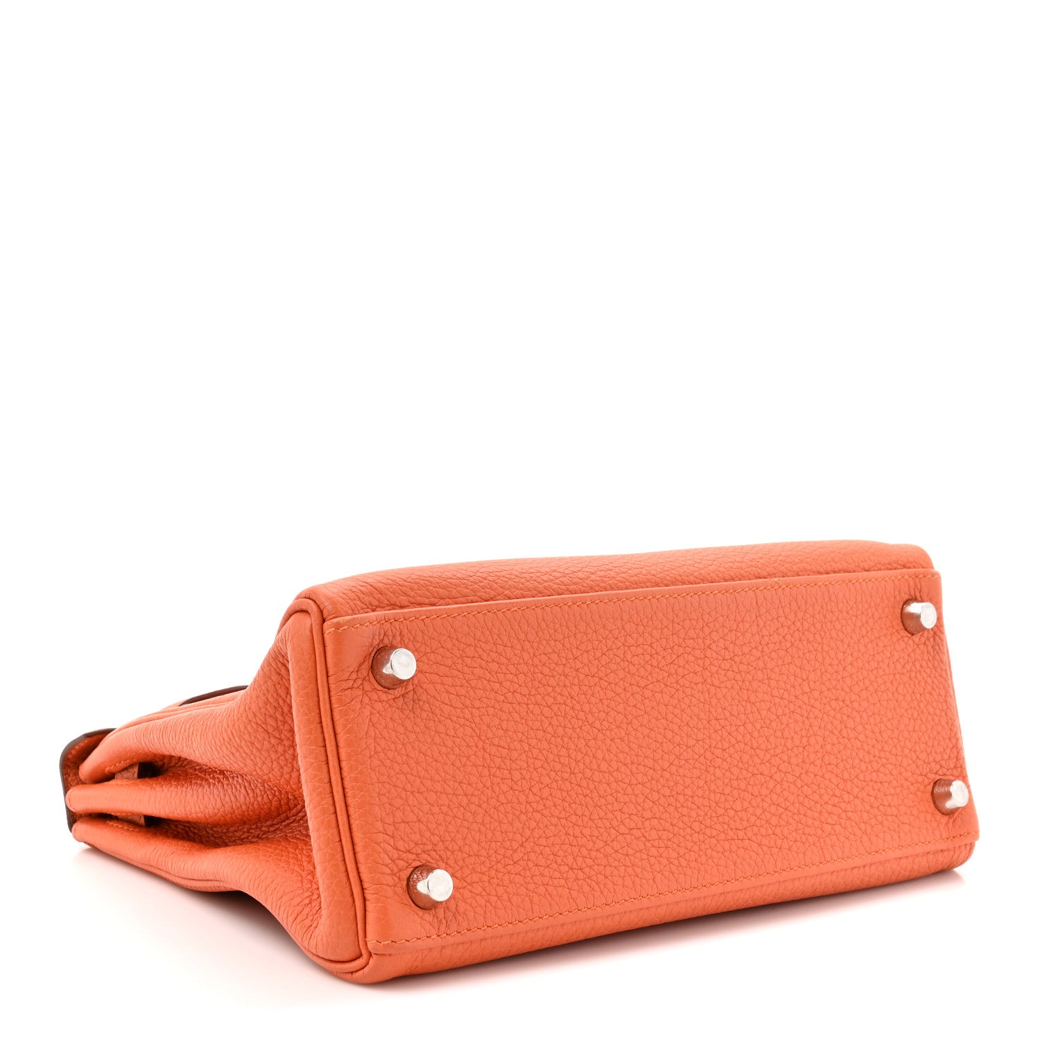 エルメス ケリー 25 内縫い Orange トゴ シルバー金具 HERMES KELLY 25 RETOURNE ORANGE TOGO SILVER HARDWARE