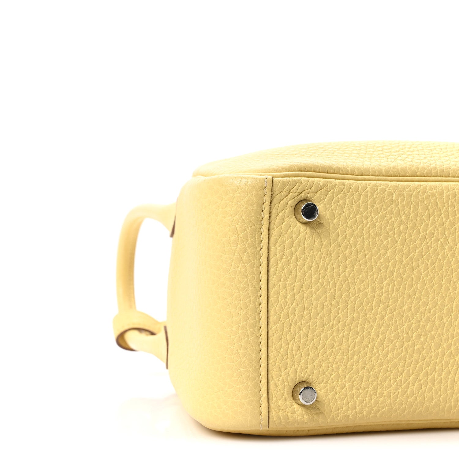 エルメス リンディ 20 ヴェルソ Jaune Poussin Craie トリヨンクレマンス シルバー金具 HERMES LINDY 20 VERSO JAUNE POUSSIN CRAIE TAURILLON CLEMENCE SILVER HARDWARE