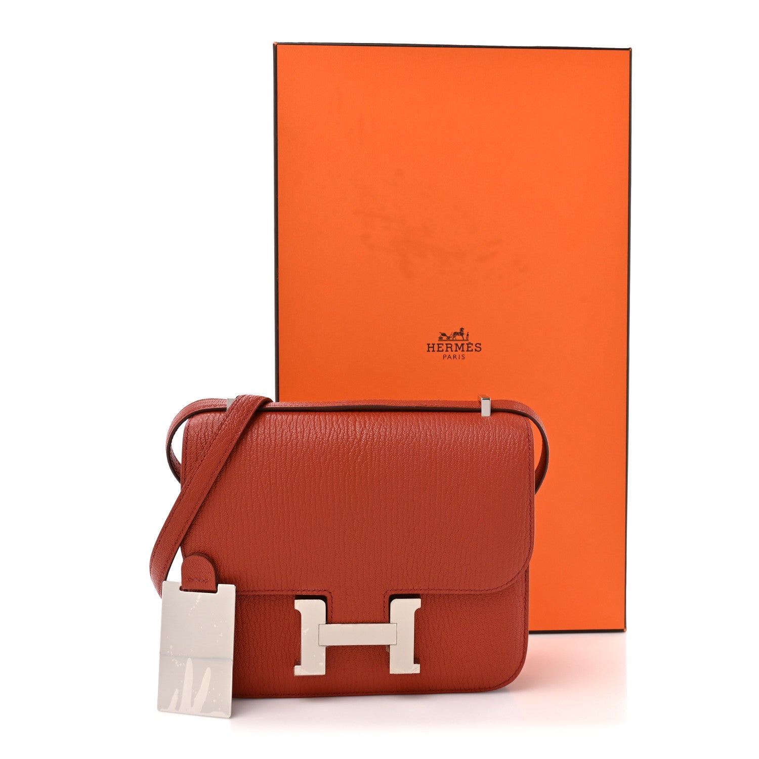エルメス  ミニコンスタンス 18 ヴェルソ Brique Rose Lipstick シェーブルミゾール シルバー金具 HERMES MINI CONSTANCE 18 VERSO BRIQUE ROSE LIPSTICK CHEVRE MYSORE SILVER HARDWARE
