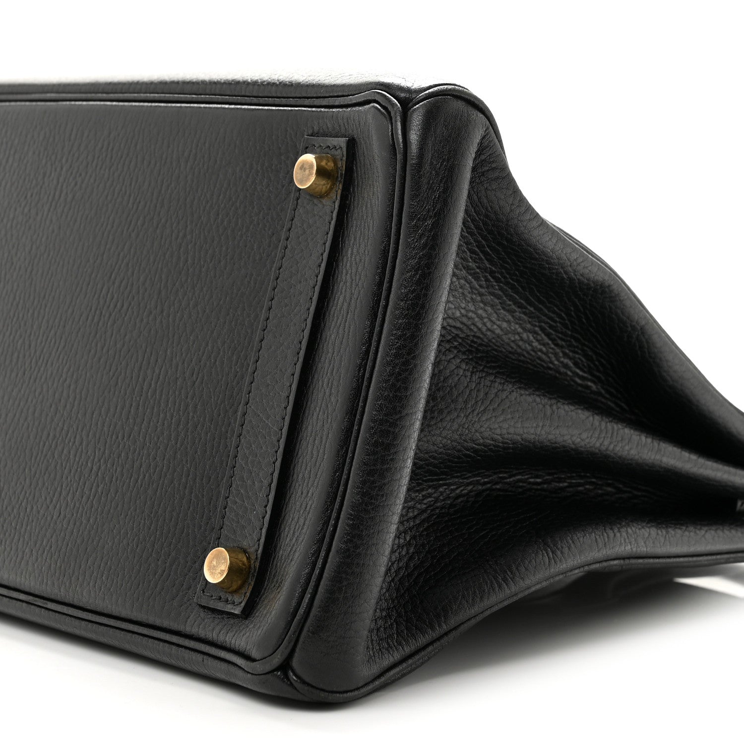 エルメス バーキン 32 オータクロア HAC Black アルデンヌ ゴールド金具 HERMES BIRKIN 32 HAC BLACK ARDENNES GOLD HARDWARE