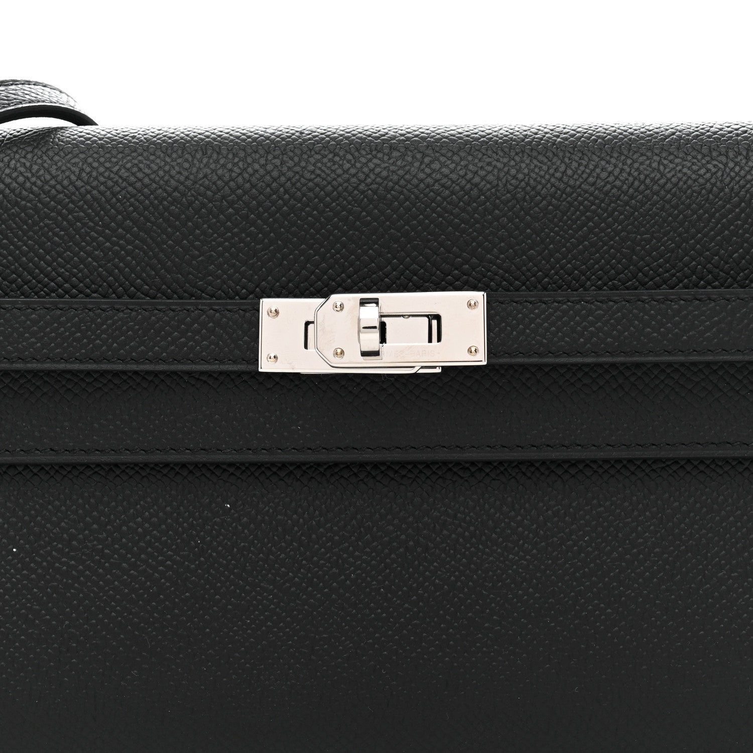 エルメス ケリートゥーゴー 長財布 Black エプソン シルバー金具 HERMES KELLY TO GO WALLET BLACK EPSOM SILVER HARDWARE