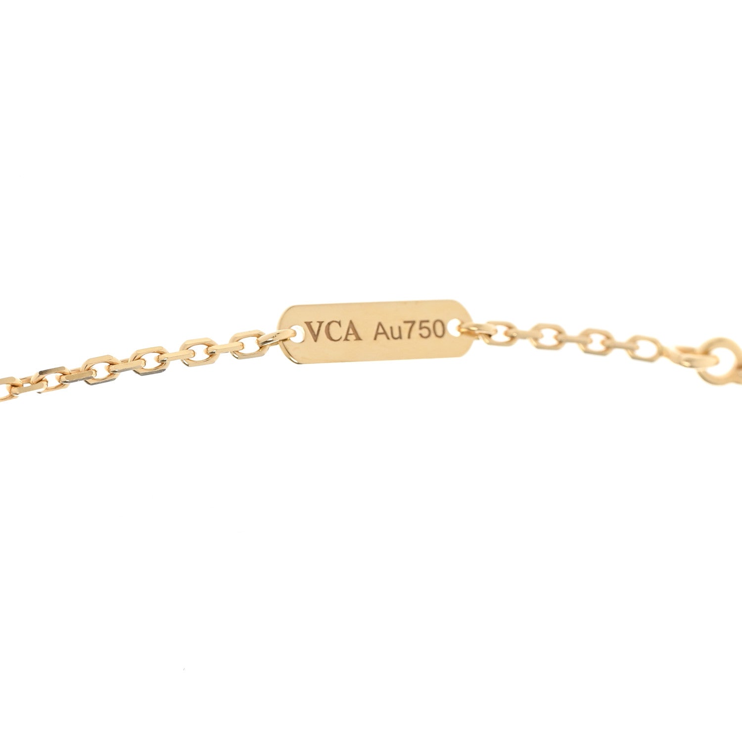 ヴァンクリーフ＆アーペル ヴィンテージアルハンブラ ペンダントネックレス ブルーアゲート 18K イエローゴールド VAN CLEEF & ARPELS VINTAGE ALHAMBRA PENDANT NECKLACE BLUE AGATE 18K YELLOW GOLD