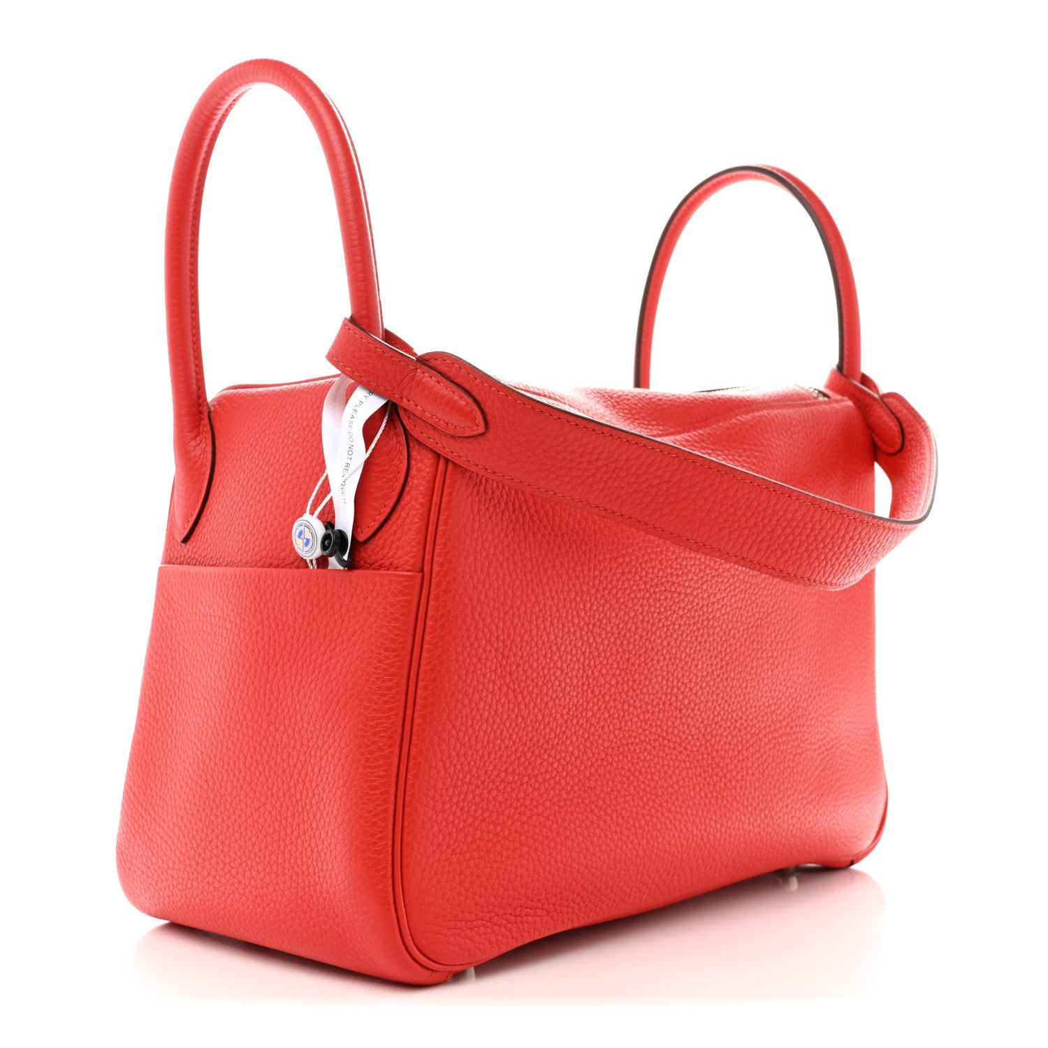 エルメス リンディ 30 Rouge Tomate トリヨンクレマンス シルバー金具 HERMES LINDY 30 ROUGE TOMATE TAURILLON CLEMENCE SILVER HARDWARE