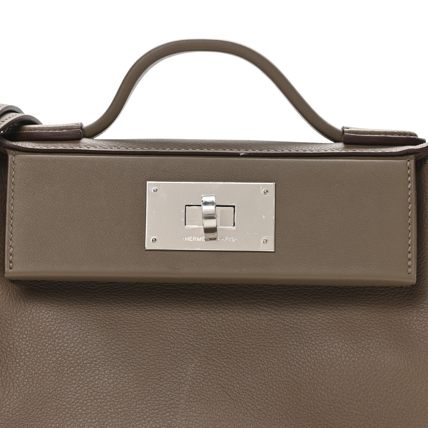 エルメス 24/24  ミニヴァンキャトル 21 Etoupe エバーカラー / スイフト シルバー金具 HERMES 24/24 21 ETOUPE EVERCOLOR / SWIFT SILVER HARDWARE