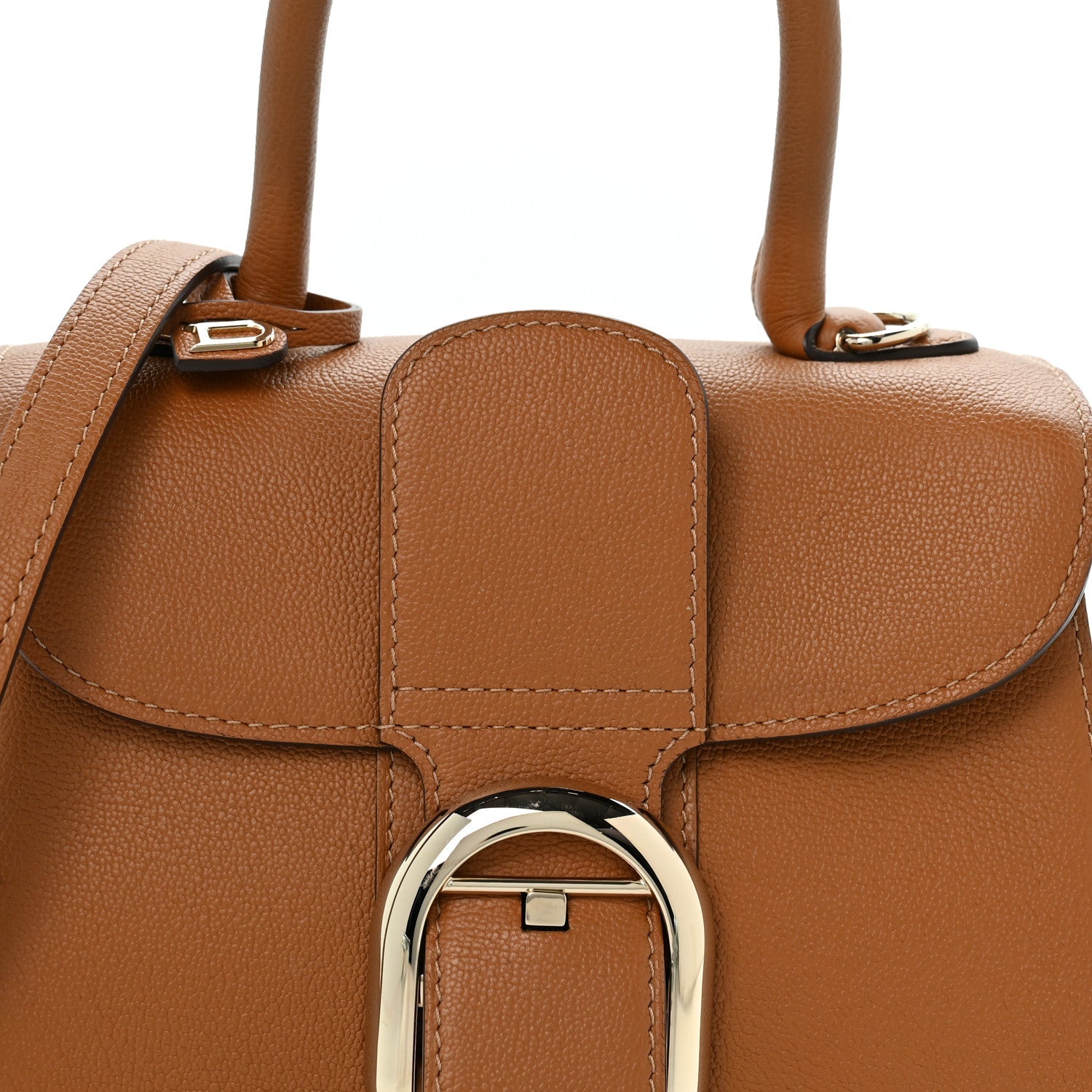 デルヴォー ブリヨン ミニ ショルダーバッグ Natural グレインドカーフスキン ゴールド金具 DELVAUX BRILLANT MINI SHOULDER BAG NATURAL GRAINED CALFSKIN GOLD HARDWARE