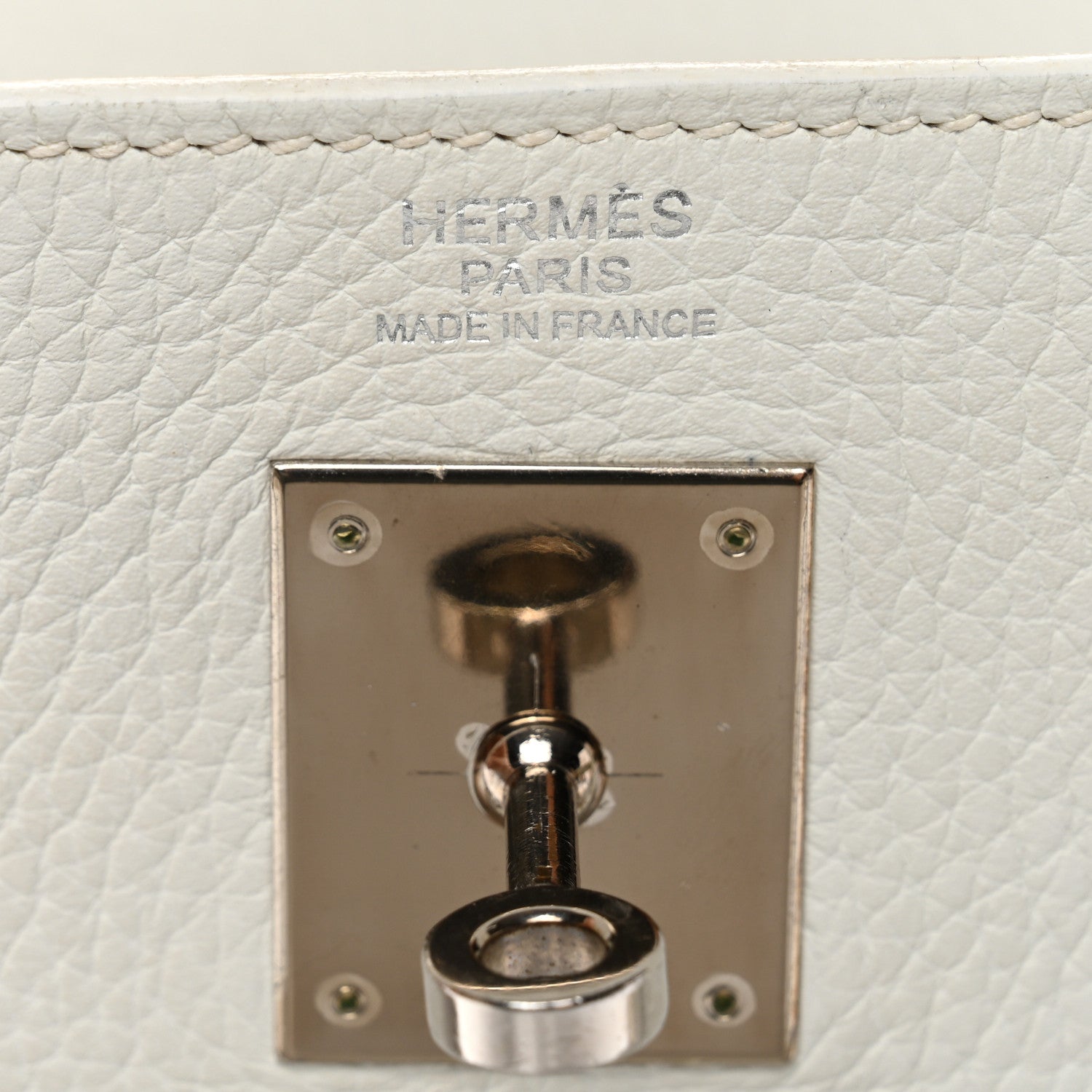 エルメス ケリー 32 内縫い White トリヨンクレマンス シルバー金具 HERMES KELLY 32 RETOURNE WHITE TAURILLON CLEMENCE SILVER HARDWARE
