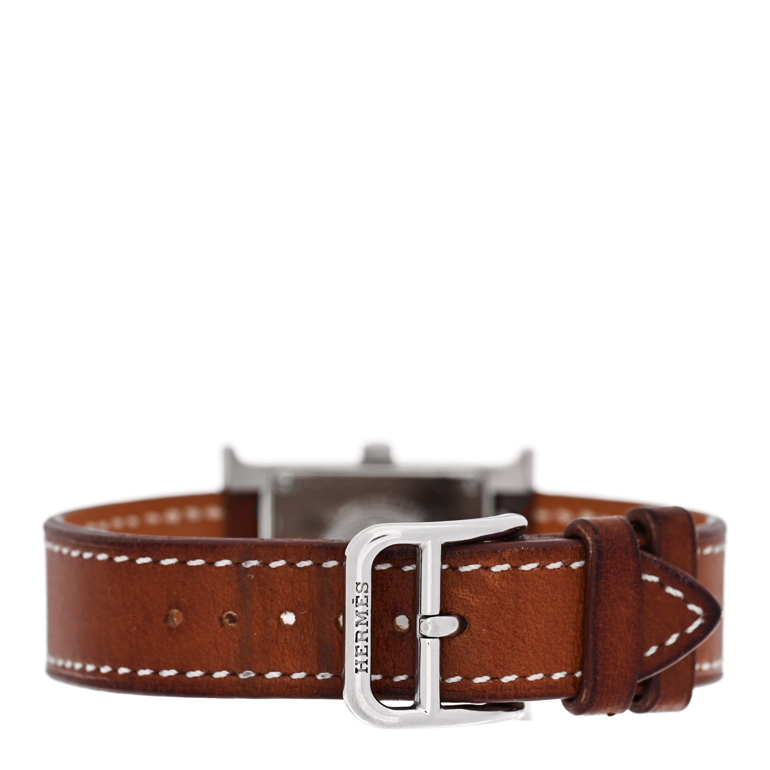 エルメス Hウォッチ 21mm ステンレス Fauve バレニア