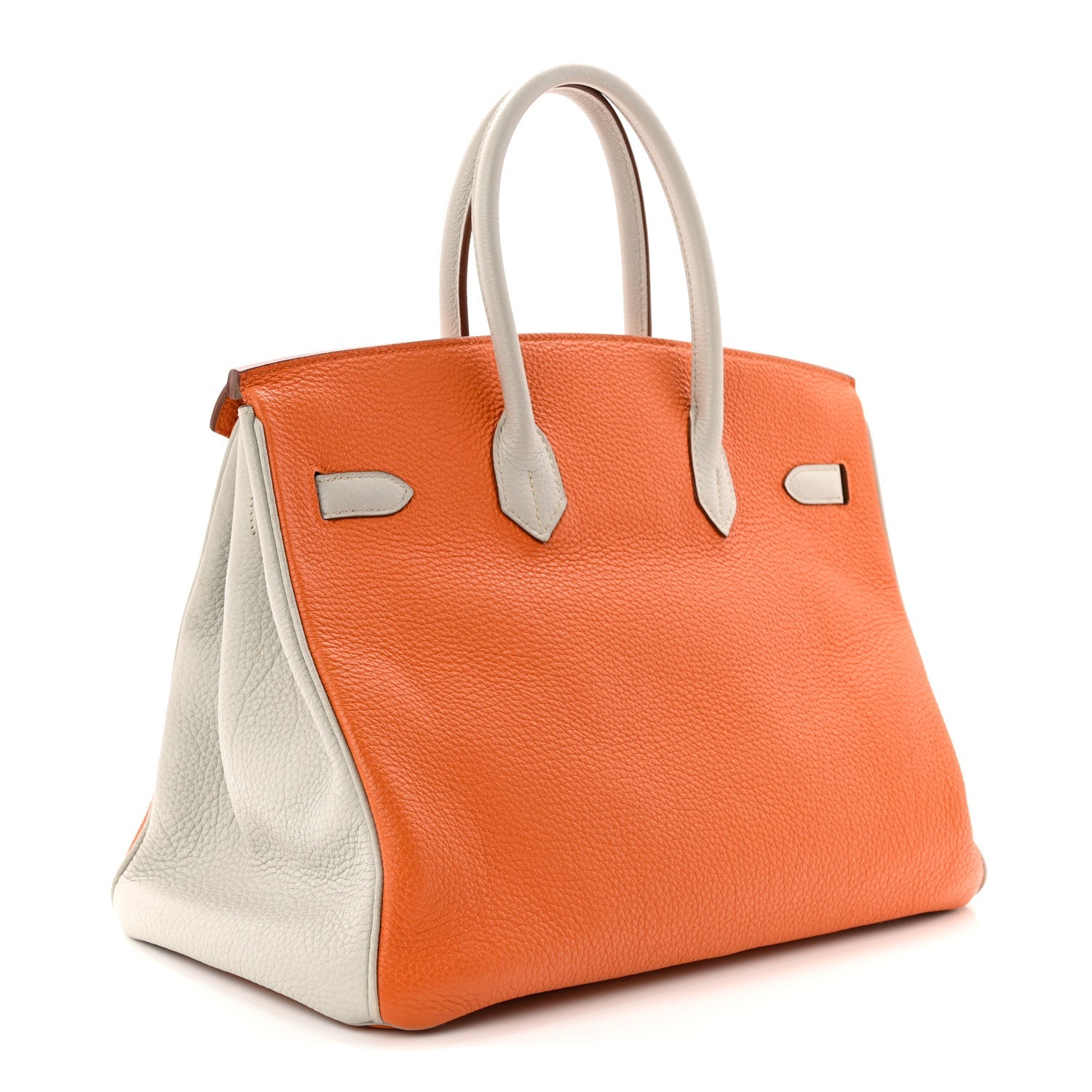 エルメス バーキン 35 HSS パーソナルオーダー Orange Gris Perle トゴ シルバー金具 HERMES BIRKIN 35 HSS PERSONAL ORDER ORANGE GRIS PERLE TOGO SILVER HARDWARE