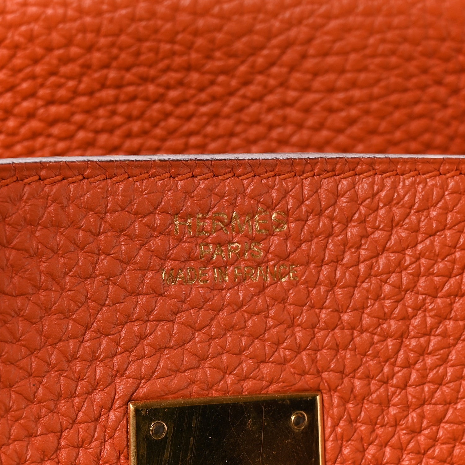 エルメス バーキン 35 Orange トゴ ゴールド金具 HERMES BIRKIN 35 ORANGE TOGO GOLD HARDWARE