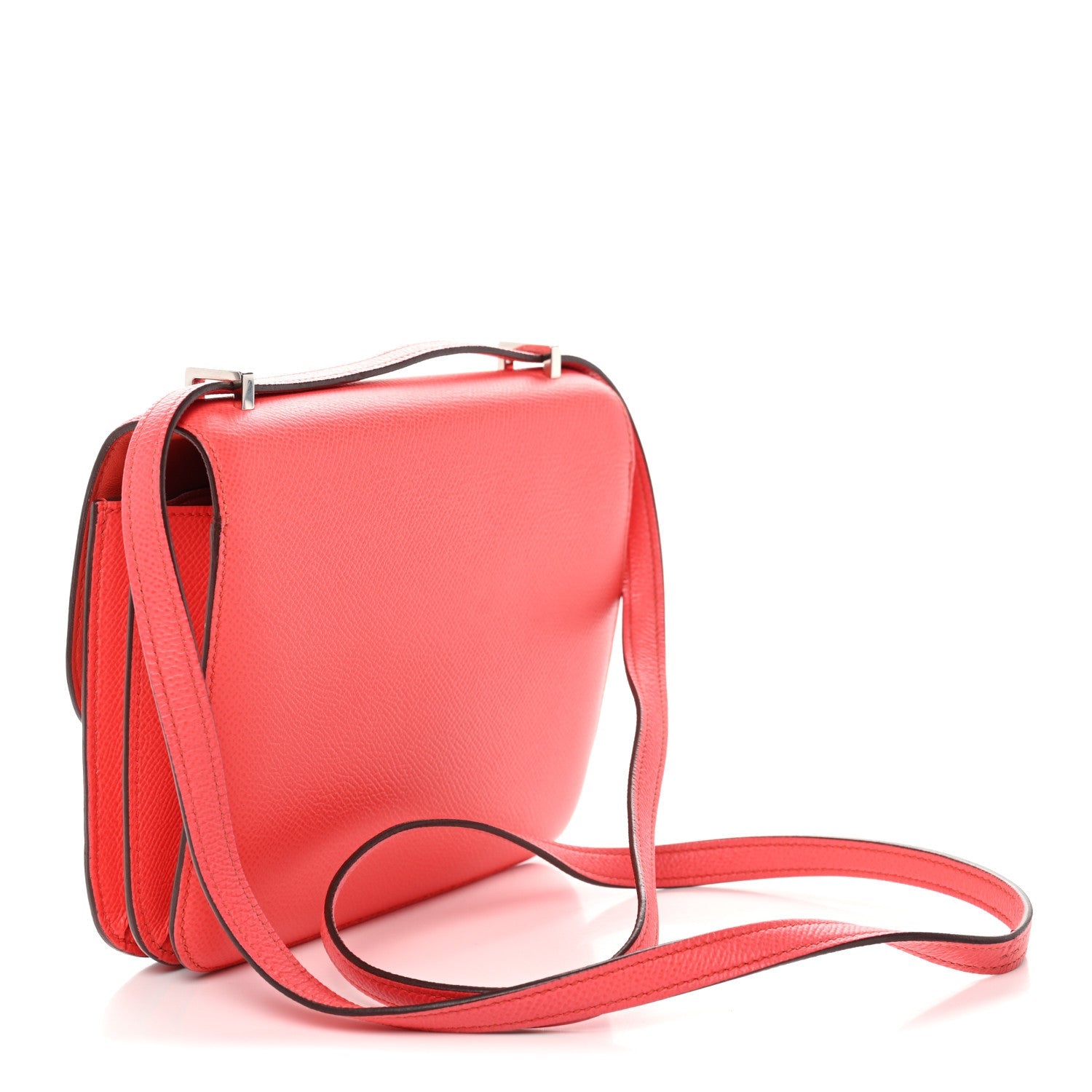 エルメス ミニコンスタンス 18 Rose Texas Rouge De Coeur エプソン