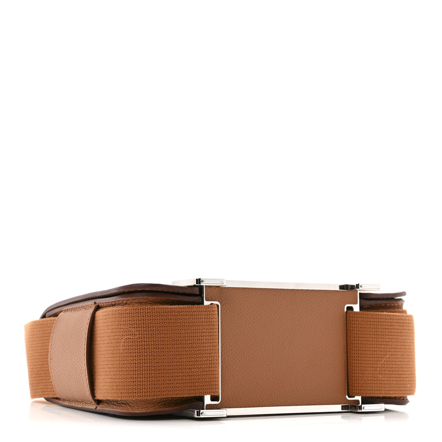 エルメス ゲタ Gold エバーカラー シルバー金具 HERMES GETA GOLD EVERCOLOR SILVER HARDWARE