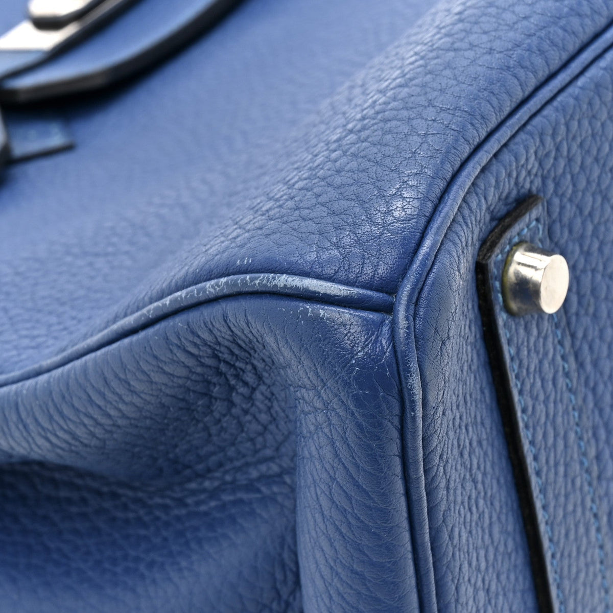 エルメス バーキン 35 Bleu Thalassa トゴ シルバー金具 HERMES BIRKIN 35 BLEU THALASSA TOGO SILVER HARDWARE