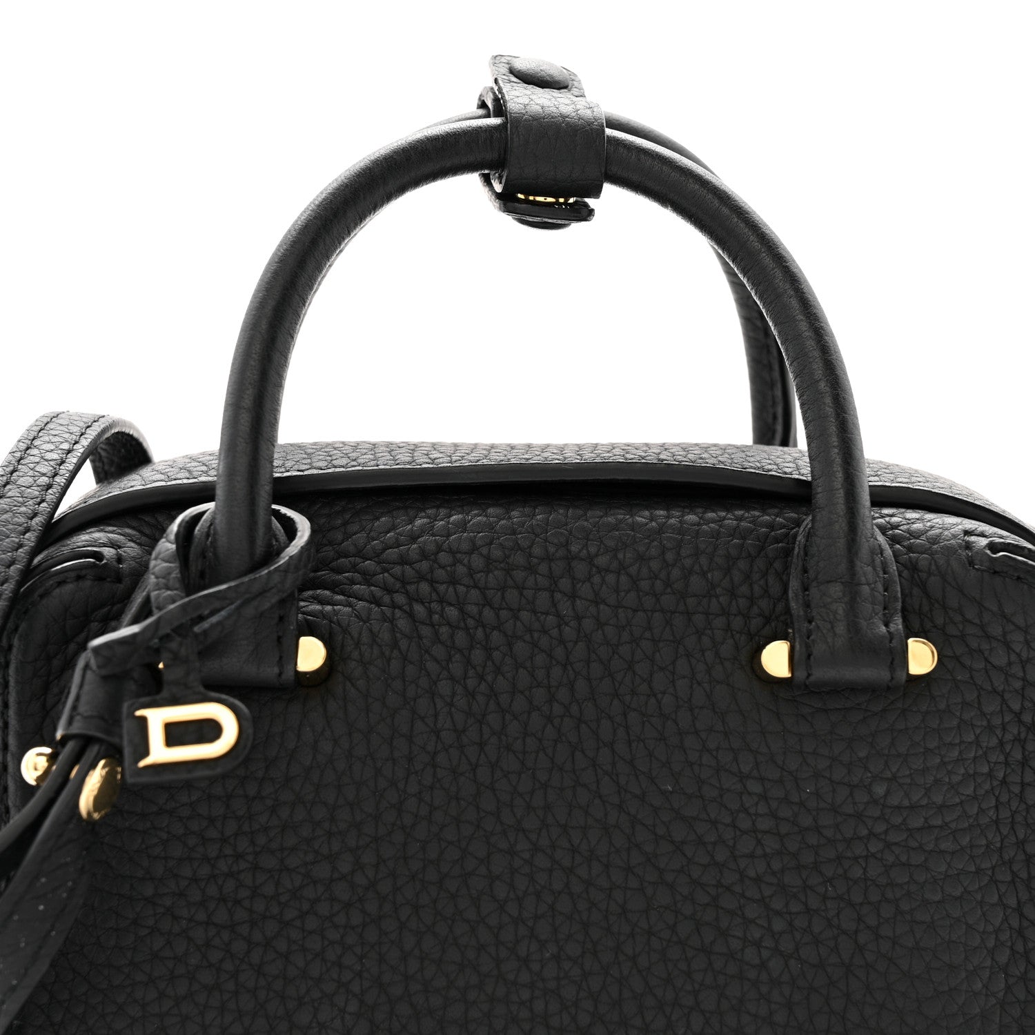 デルヴォー ナノ Black トリヨンソフト ゴールド金具 DELVAUX NANO BLACK TAURILLON SOFT GOLD HARDWARE