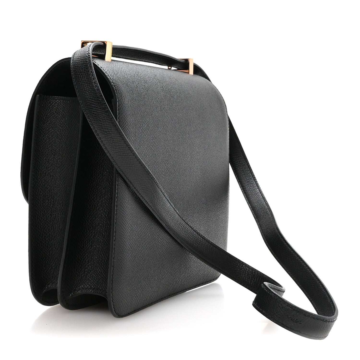 エルメス コンスタンス 24 Black エプソン ローズゴールド金具 HERMES CONSTANCE 24 BLACK EPSOM ROSE GOLD HARDWARE