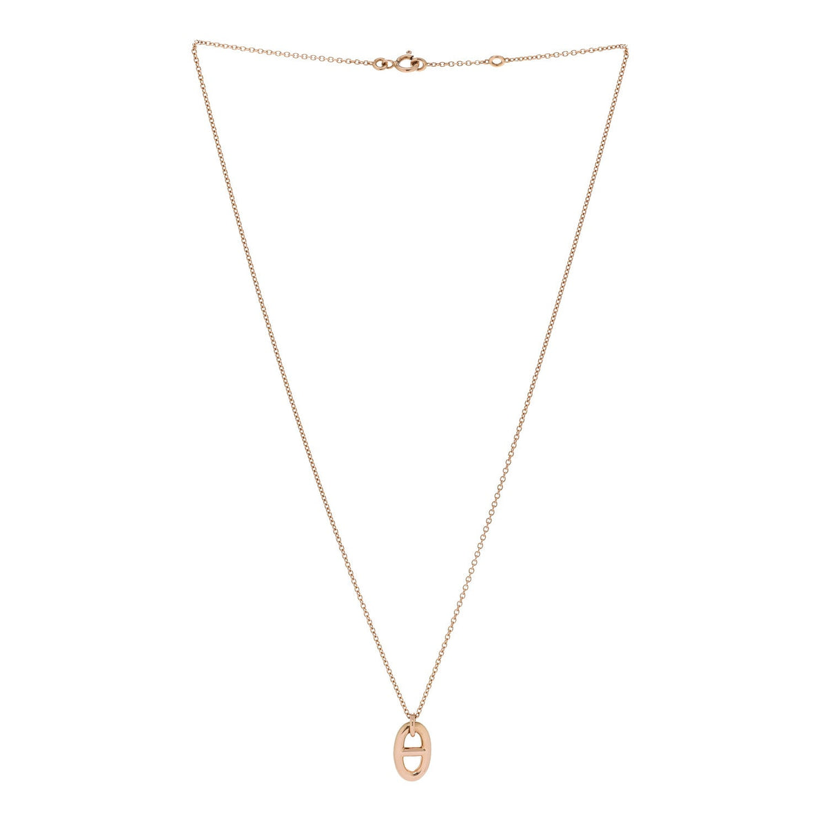 エルメス ファランドール ペンダントネックレス 18K ローズゴールド HERMES FARANDOLE PENDANT NECKLACE 18K ROSE GOLD