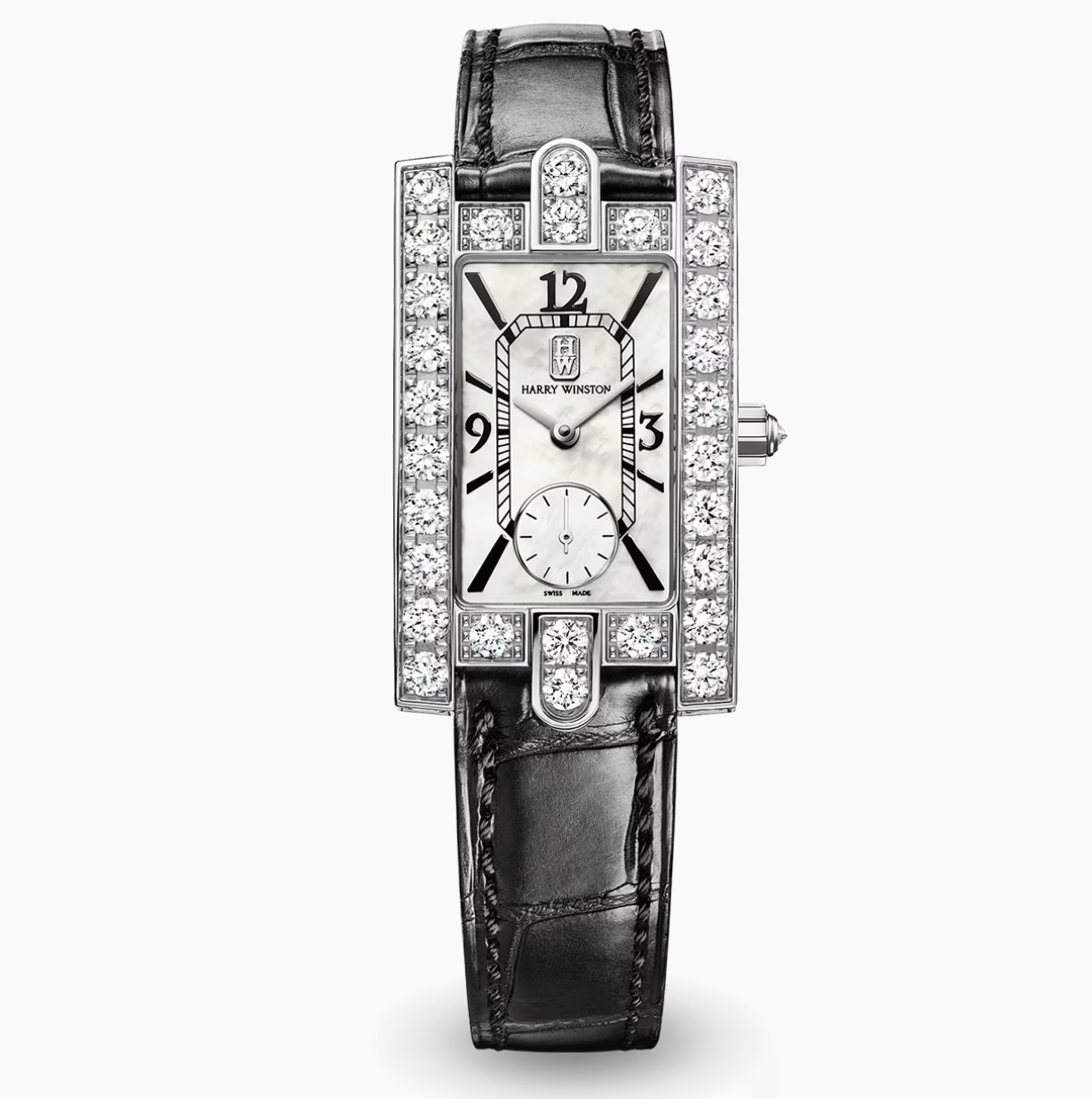 [Refurbished at our official store] Harry Winston Avenue Classic AVEQHM21WW025 18K white gold diamond watch HARRY WINSTON AVENUE CLASSIC WHITE GOLD 