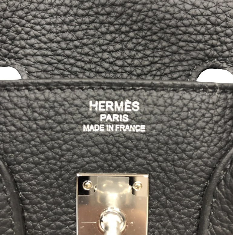 エルメス バーキン25 ブラック トゴ シルバー金具 HERMES BIRKIN 25 BLACK TOGO SILVER HARDWARE