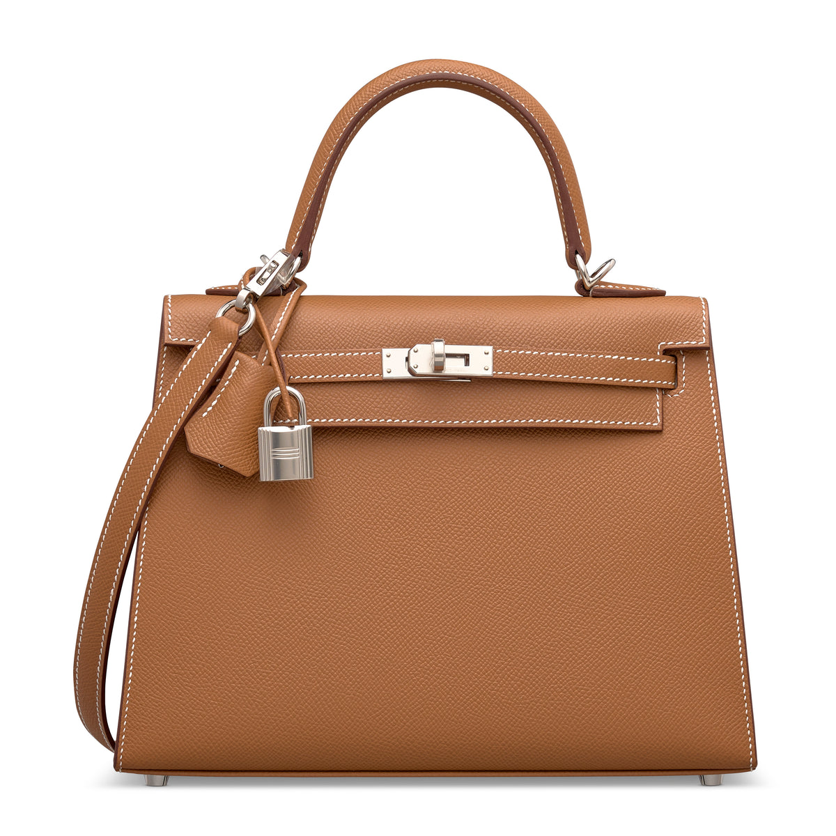 エルメス ケリー 25 Gold エプソン シルバー金具 HERMES KELLY 25 GOLD EPSOM SILVER HARDWARE