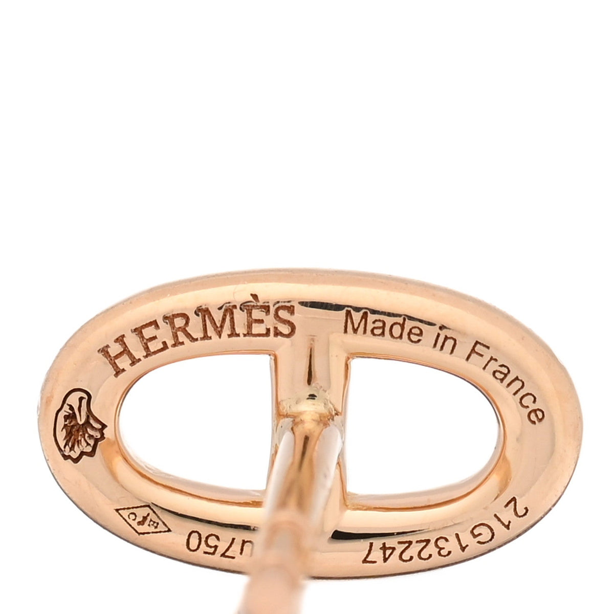 エルメス ファランドール ピアス 18K ローズゴールド HERMES FARANDOLE EARRINGS 18K ROSE GOLD