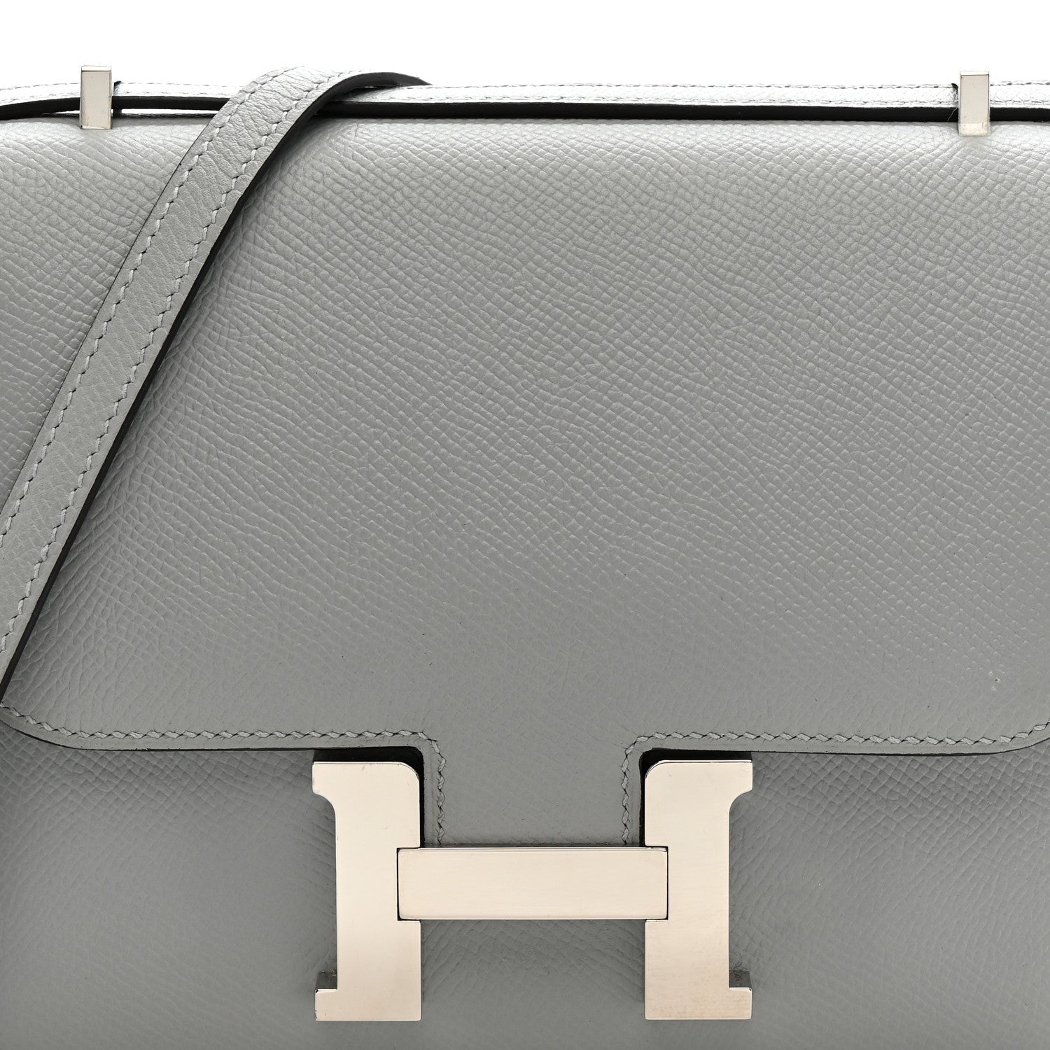 エルメス ミニコンスタンス 18 Bleu Glacier エプソン シルバー金具 HERMES MINI CONSTANCE 18 BLEU GLACIER EPSOM SILVER HARDWARE
