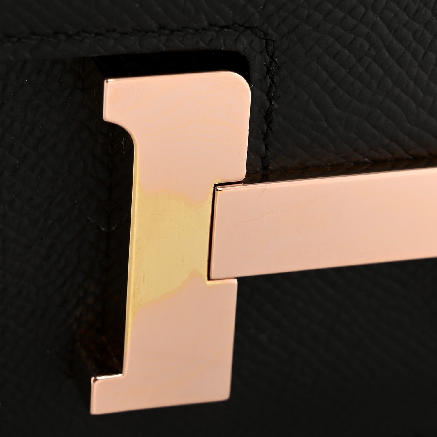 エルメス  ミニコンスタンス 18 Black エプソン ローズゴールド金具 HERMES MINI CONSTANCE 18 BLACK EPSOM ROSE GOLD HARDWARE