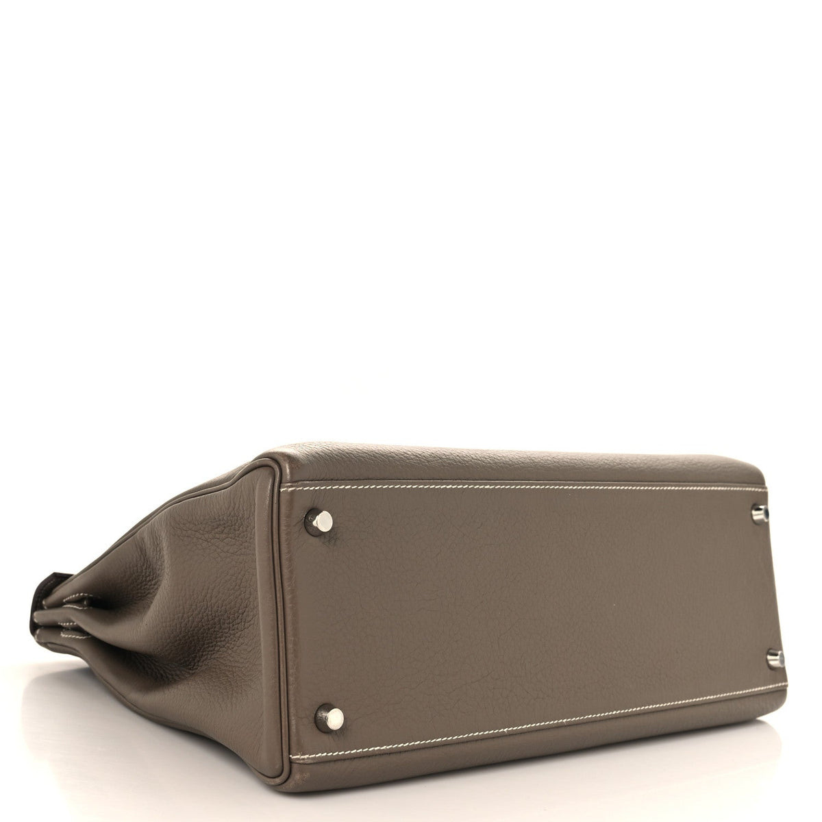 エルメス ケリー 35 内縫い Etoupe トリヨンクレマンス シルバー金具 HERMES KELLY 35 RETOURNE ETOUPE TAURILLON CLEMENCE SILVER HARDWARE