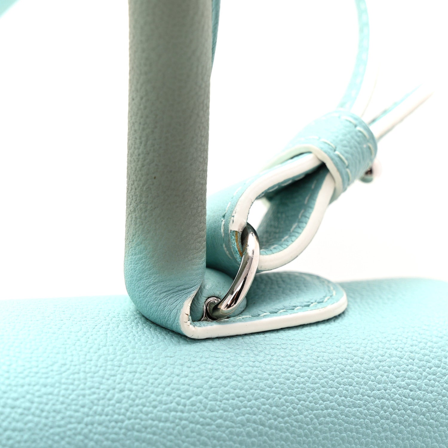 デルヴォー ブリヨン MM ショルダーバッグ Light Bleu グレインドカーフスキン シルバー金具 DELVAUX BRILLANT MM SHOULDER BAG LIGHT BLEU GRAINED CALFSKIN SILVER HARDWARE