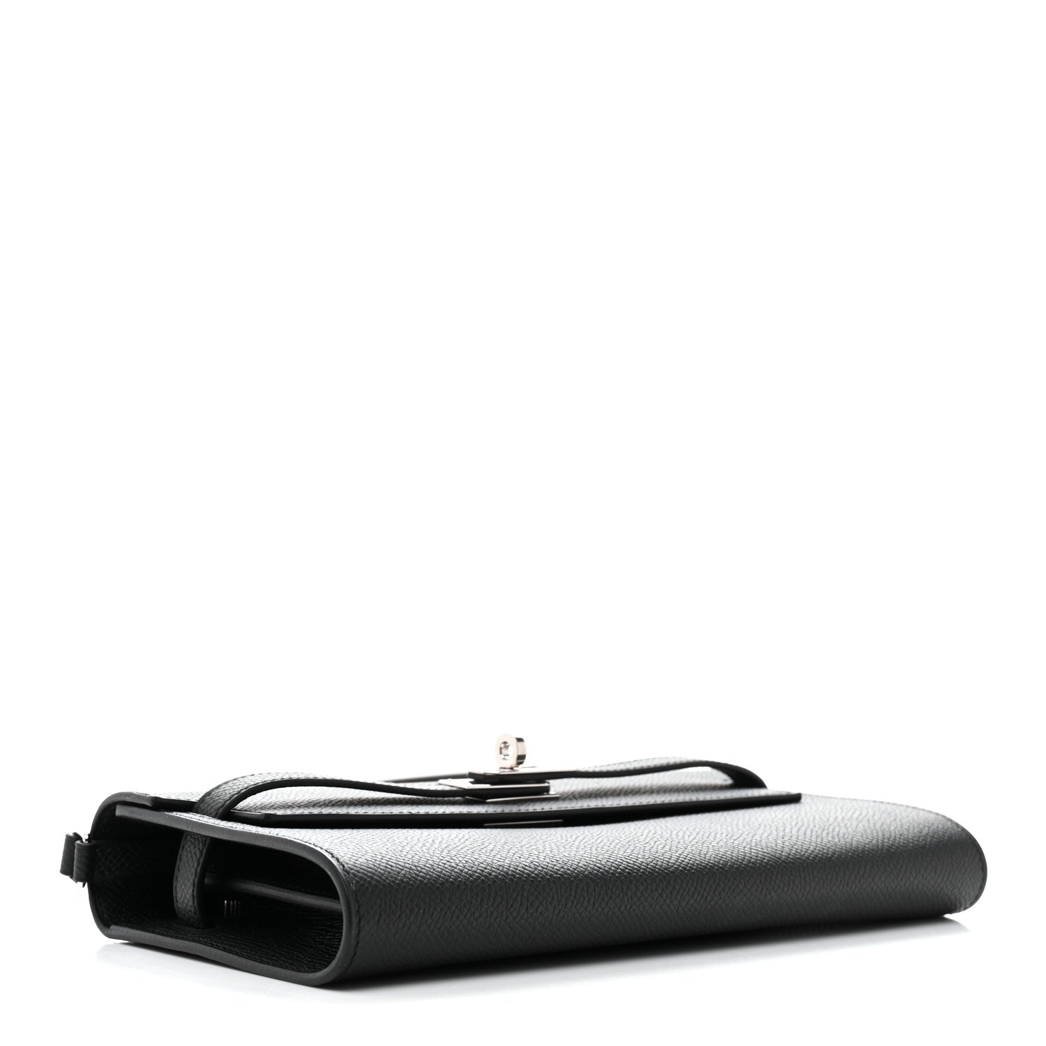 エルメス ケリートゥーゴー 長財布 Black エプソン シルバー金具 HERMES KELLY TO GO WALLET BLACK EPSOM SILVER HARDWARE
