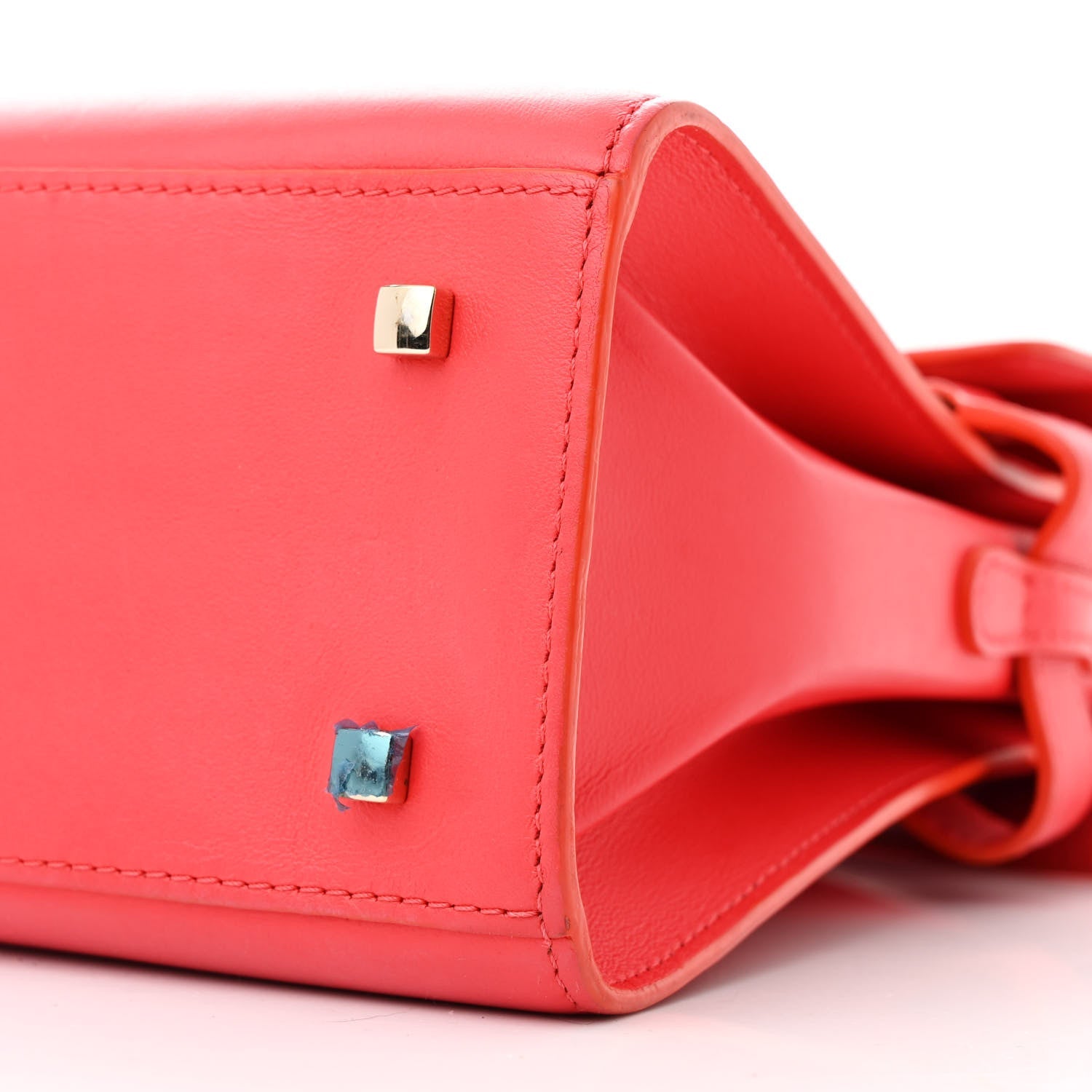 デルヴォー タンペート MM ショルダー  バッグ Coral カーフスキン ゴールド金具 DELVAUX TEMPETE MM SHOULDER BAG CORAL CALFSKIN GOLD HARDWARE