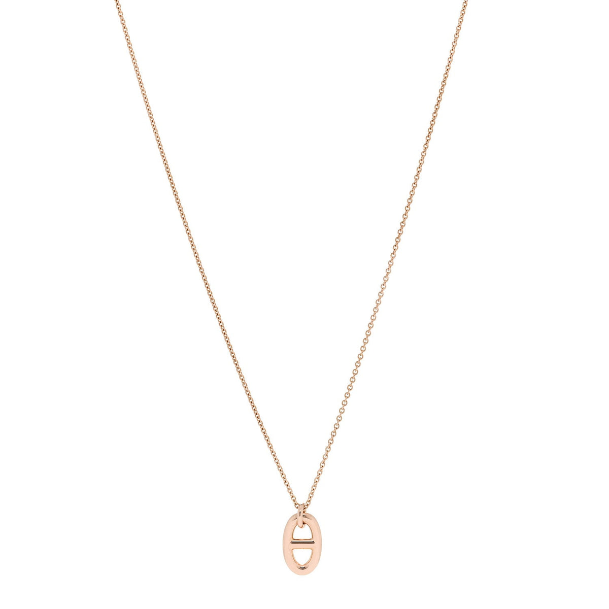 エルメス ファランドール ペンダントネックレス 18K ローズゴールド HERMES FARANDOLE PENDANT NECKLACE 18K ROSE GOLD