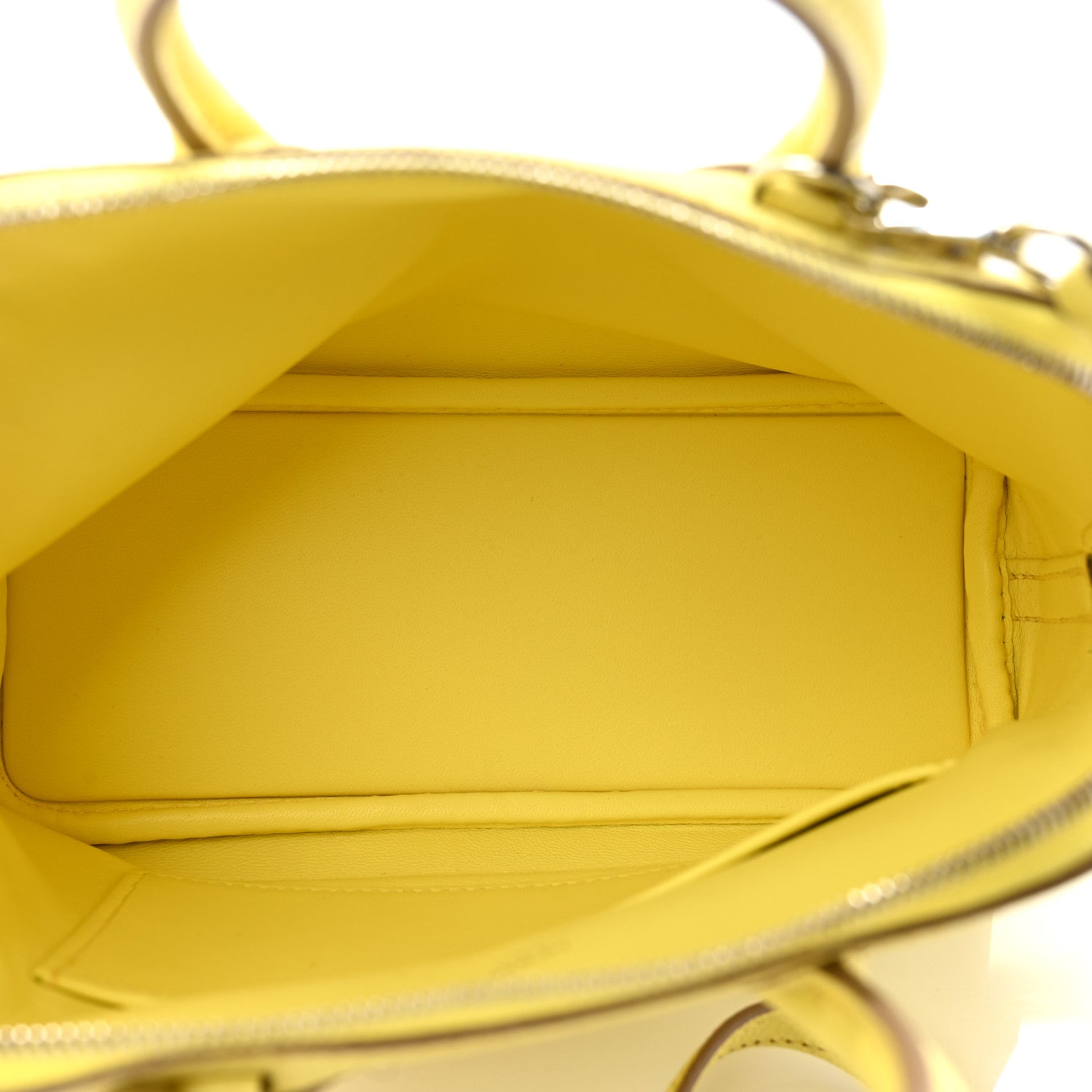 エルメス ミニボリード 1923 Jaune Bourgeon シェーブルミゾール シルバー金具 HERMES MINI BOLIDE 1923 JAUNE BOURGEON CHEVRE MYSORE SILVER HARDWARE