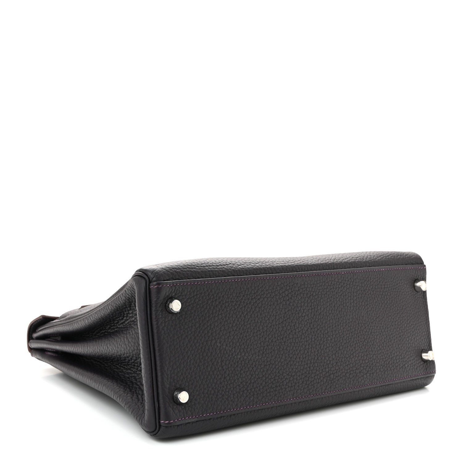HERMES KELLY 32 RETOURNE PRUNOIR TAURILLON CLEMENCE SILVER HARDWARE