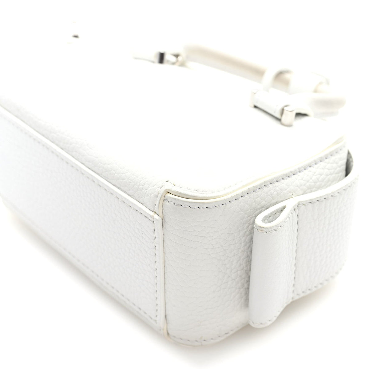 デルヴォー クールボックス ナノ ショルダーバッグ White トリヨンソフト シルバー金具 DELVAUX COOL BOX NANO SHOULDER BAG WHITE TAURILLON SOFT SILVER HARDWARE
