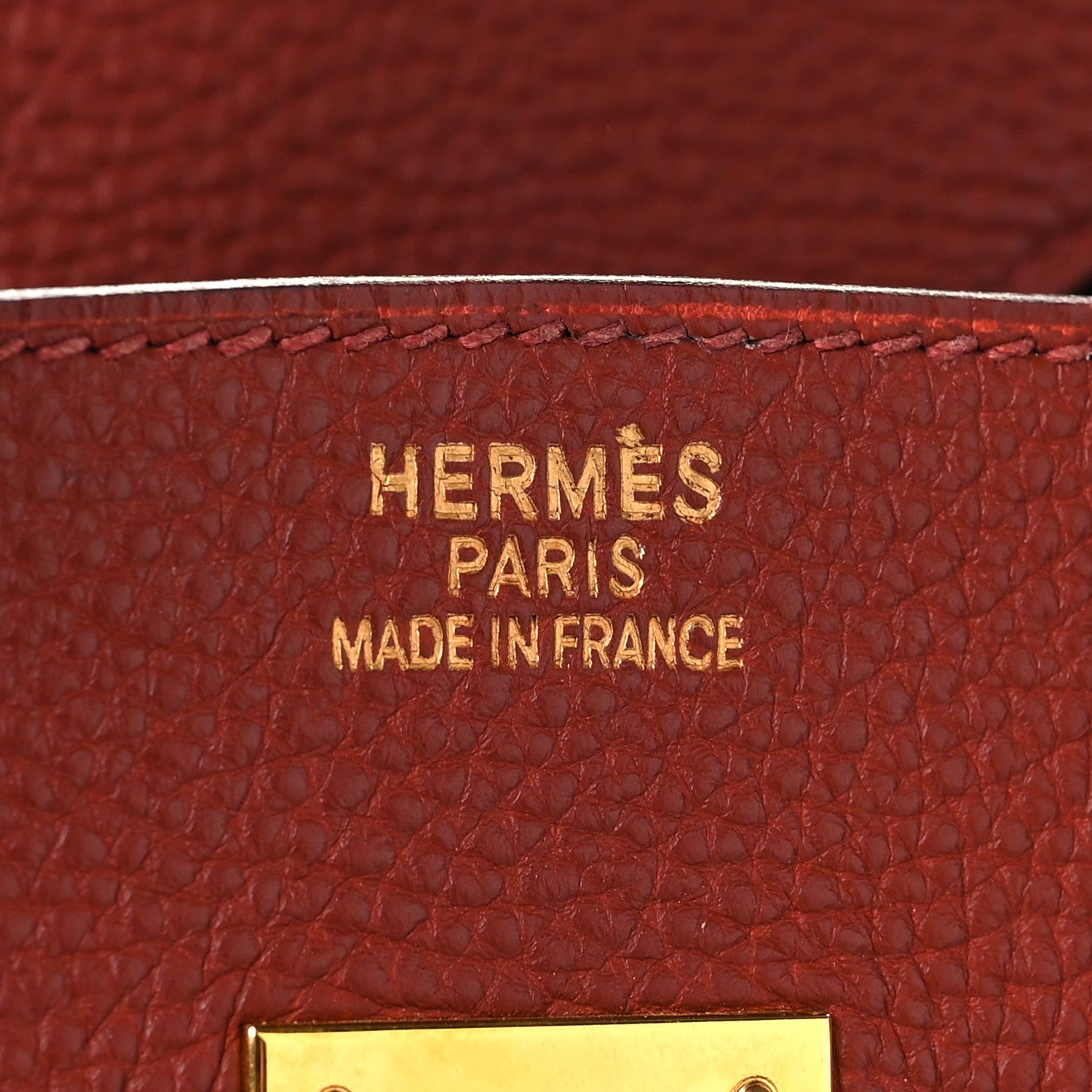 エルメス バーキン 35 ヴェルソ Brique Ebene トゴ ゴールド金具 HERMES BIRKIN 35 VERSO BRIQUE EBENE TOGO GOLD HARDWARE