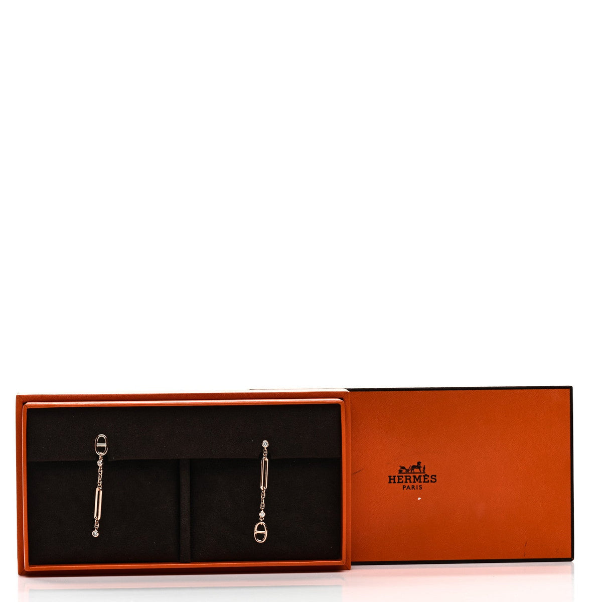 エルメス カオス ピアス 18K ローズゴールド ダイヤモンド HERMES CHAOS EARRINGS 18K ROSE GOLD DIAMOND