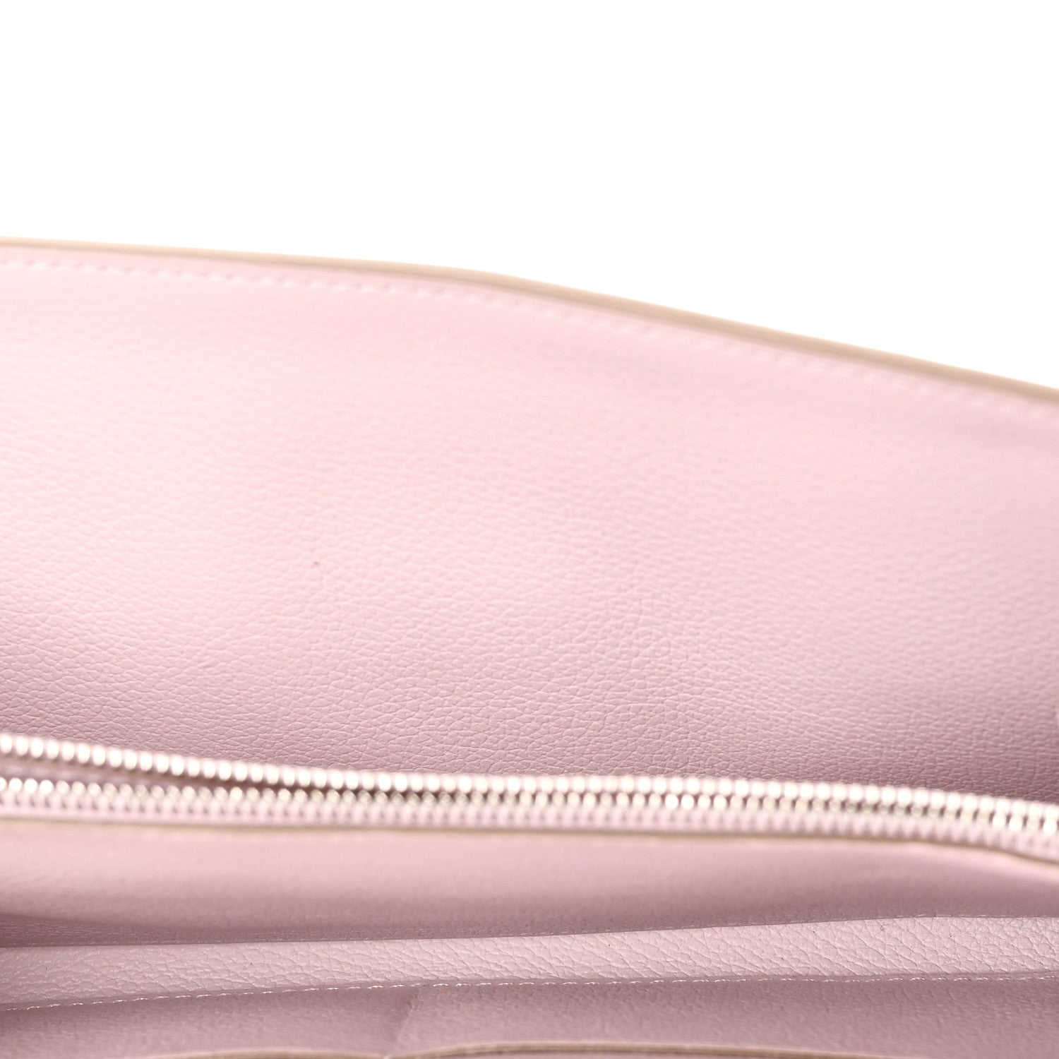 HERMES CONSTANCE TO GO WALLET MAUVE PALE EVERCOLOR SILVER HARDWARE