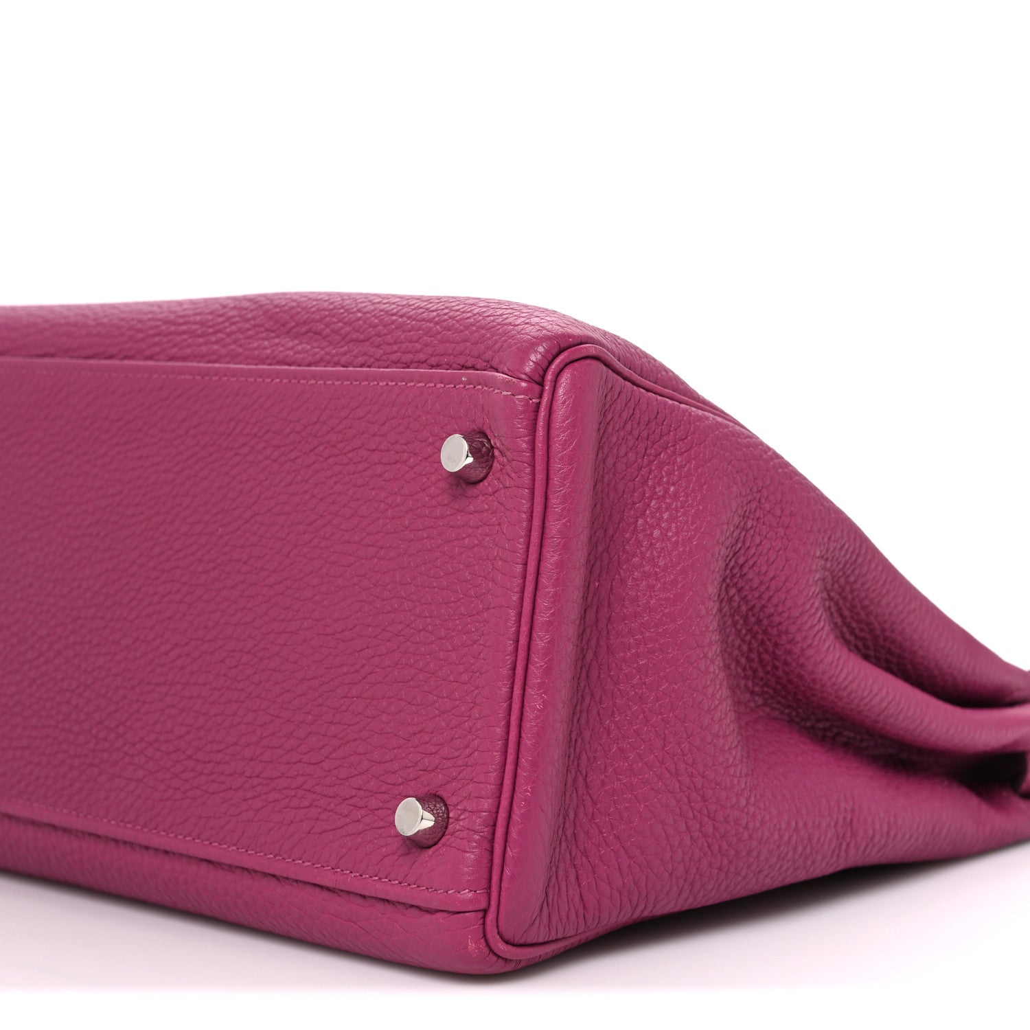 HERMES KELLY 35 RETOURNE TOSCA TOGO SILVER HARDWARE