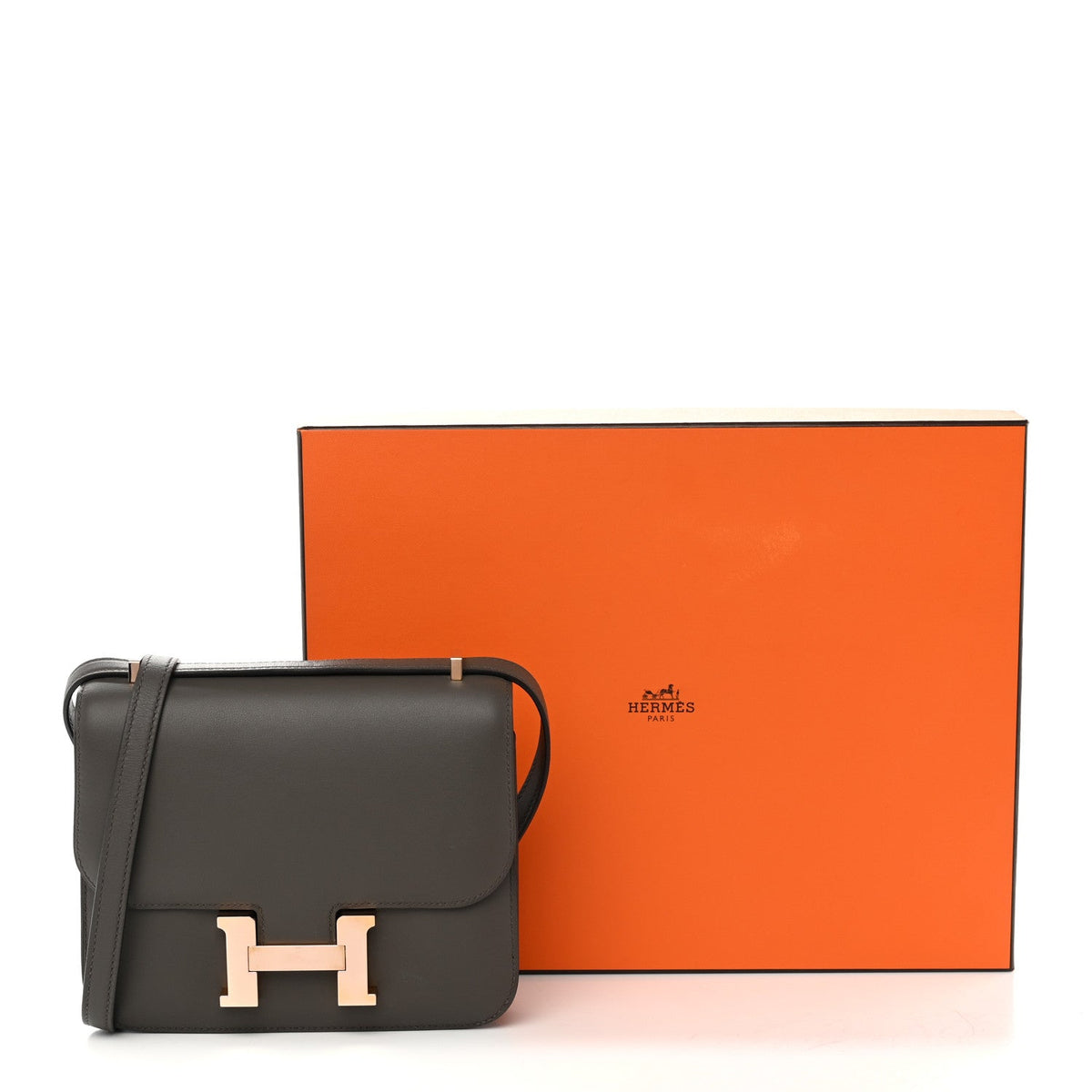 エルメス ミニコンスタンス 18 Gris Etain スイフト ゴールド金具 HERMES MINI CONSTANCE 18 GRIS ETAIN SWIFT GOLD HARDWARE