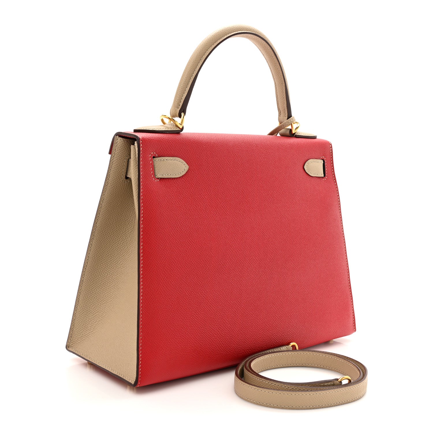 エルメス ケリー 28 HSS パーソナルオーダー 外縫い Rouge Casaque Trench エプソン ローズゴールド金具 HERMES KELLY 28 HSS PERSONAL ORDER SELLIER ROUGE CASAQUE TRENCH EPSOM ROSE GOLD HARDWARE