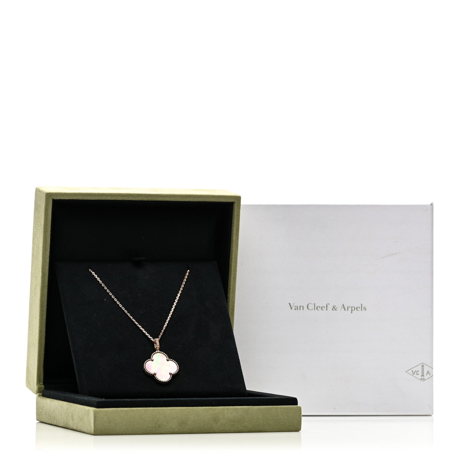 ヴァンクリーフ＆アーペル マジックアルハンブラ ロングネックレス マザーオブパール 18K ローズゴールド VAN CLEEF & ARPELS MAGIC ALHAMBRA LONG NECKLACE MOTHER OF PEARL 18K ROSE GOLD
