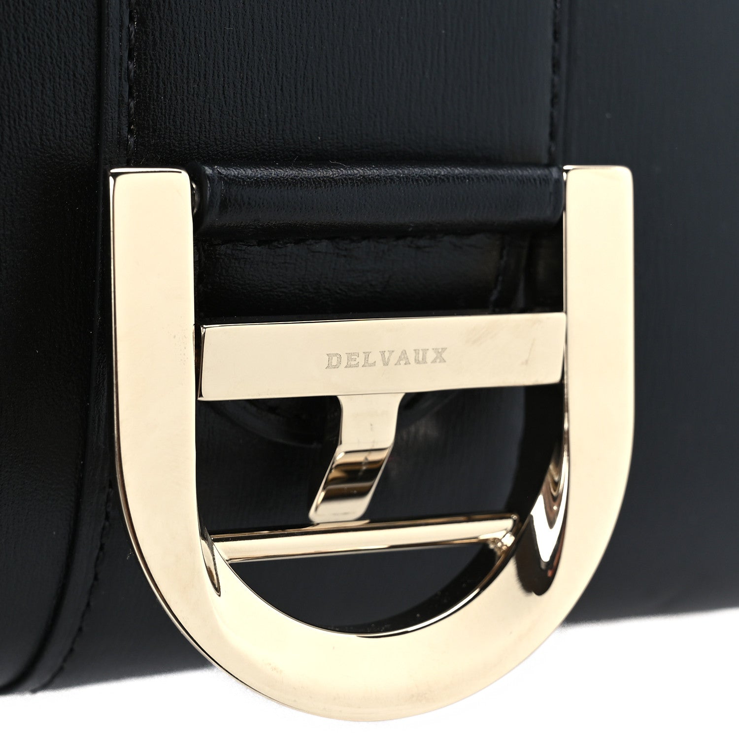 デルヴォー ブリヨン ミニ ショルダーバッグ Black ボックスカーフスキン シルバー金具 DELVAUX BRILLANT MINI SHOULDER BAG BLACK BOX CALFSKIN SILVER HARDWARE