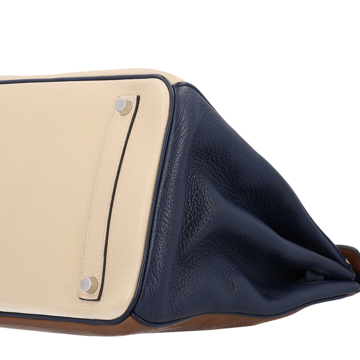 エルメス バーキン 35 HSS パーソナルオーダー Bleu Abysse Parchemin Alezan Colvert トリヨンクレマンス シルバー金具 HERMES BIRKIN 35 HSS PERSONAL ORDER BLEU ABYSSE PARCHEMIN ALEZAN COLVERT TAURILLON CLEMENCE SILVER HARDWARE