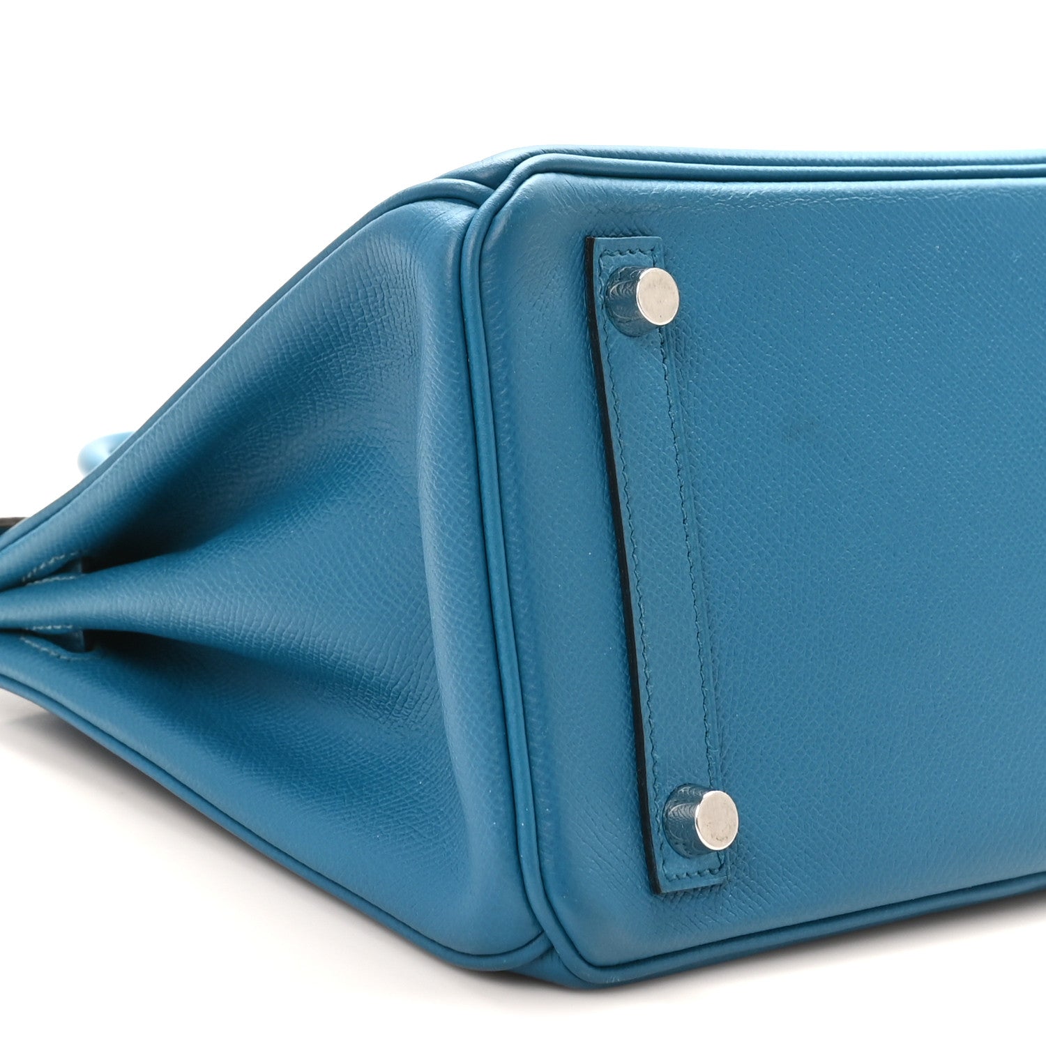 エルメス バーキン 25 Bleu Izmir エプソン シルバー金具 HERMES BIRKIN 25 BLEU IZMIR EPSOM SILVER HARDWARE