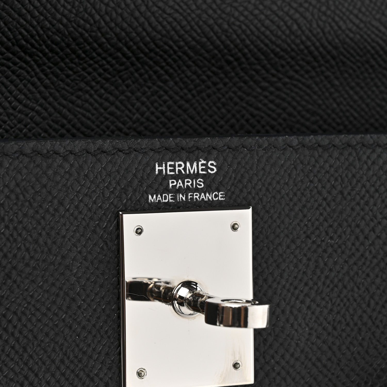 エルメス ケリー 28 外縫い Black エプソン シルバー金具 HERMES KELLY 28 SELLIER BLACK EPSOM SILVER HARDWARE