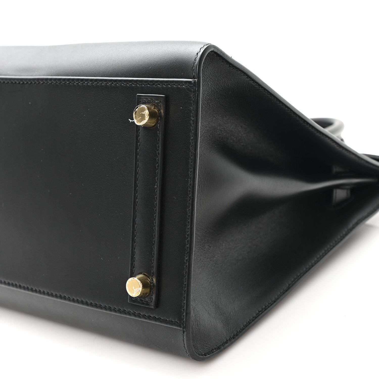 HERMES BIRKIN 30 SELLIER BLACK VEAU MONSIEUR GOLD HARDWARE