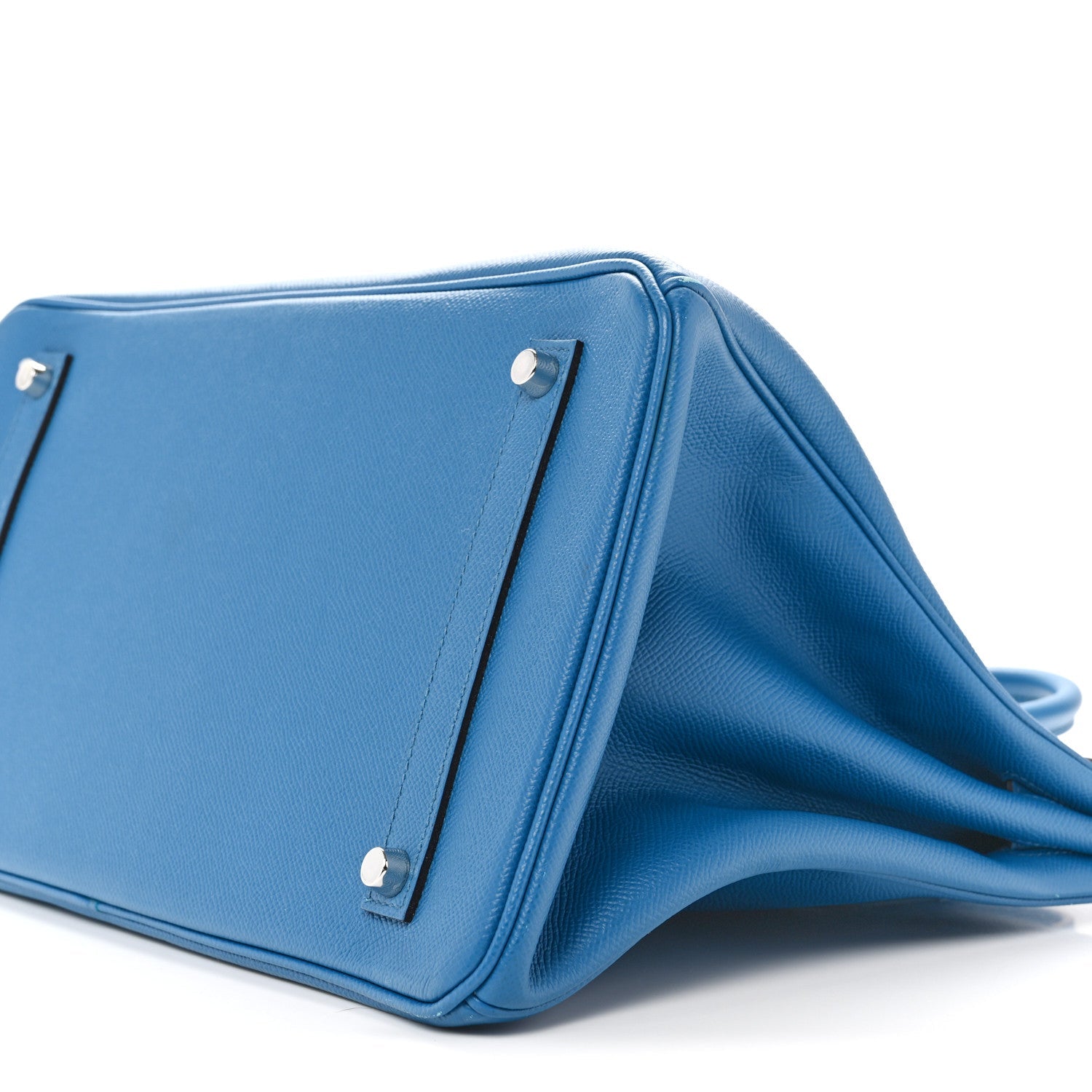 エルメス バーキン 35 Bleu Izmir エプソン シルバー金具 HERMES BIRKIN 35 BLEU IZMIR EPSOM SILVER HARDWARE