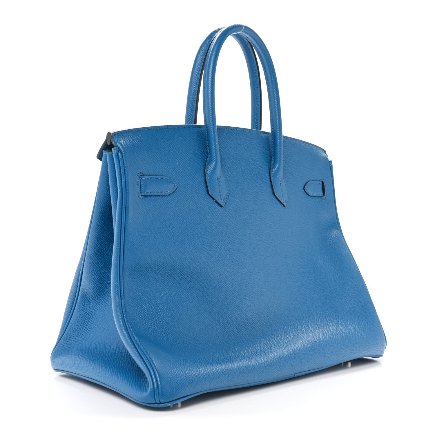 エルメス バーキン 35 Bleu Izmir エプソン シルバー金具 HERMES BIRKIN 35 BLEU IZMIR EPSOM SILVER HARDWARE